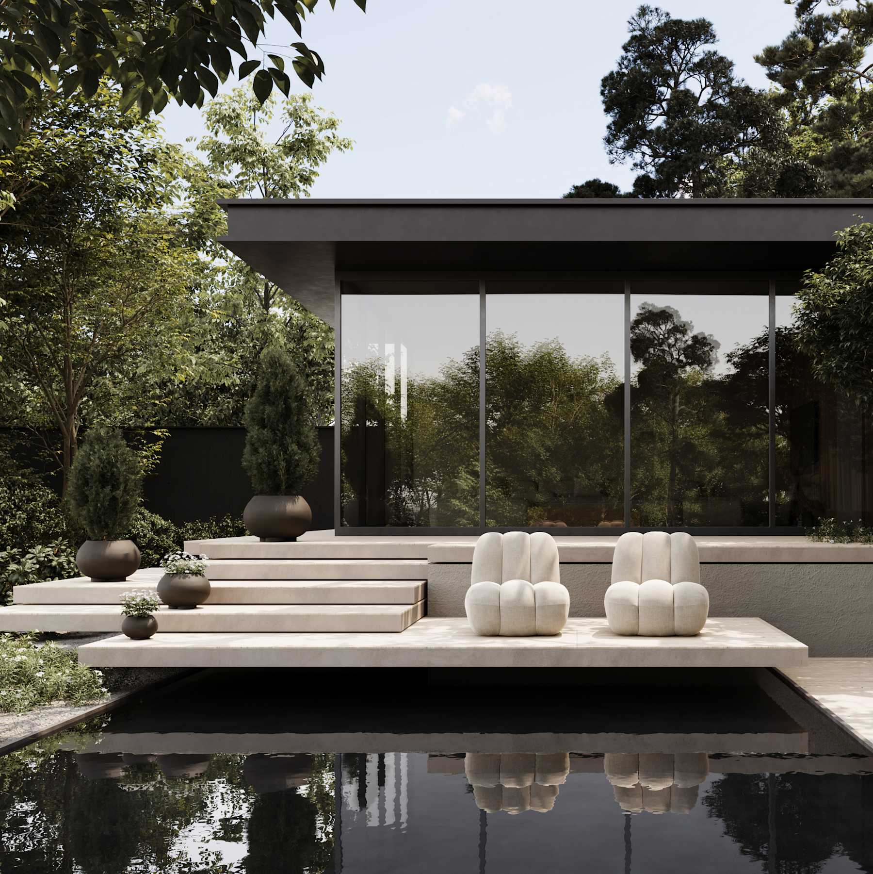 TOE Sessel warmes Grau