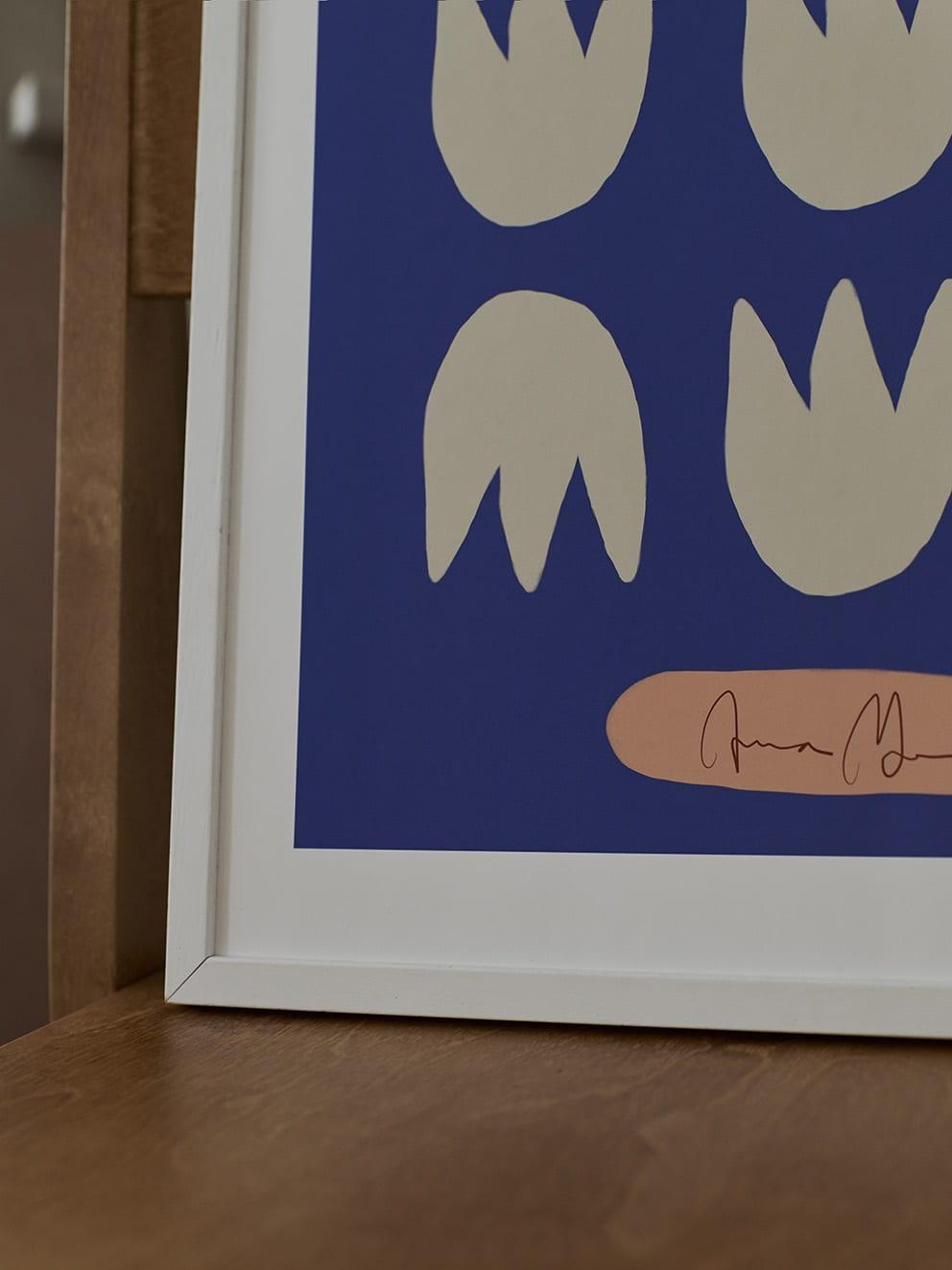 Grafika artystyczna BLUE TULIPS The Poster Club Eye on Design