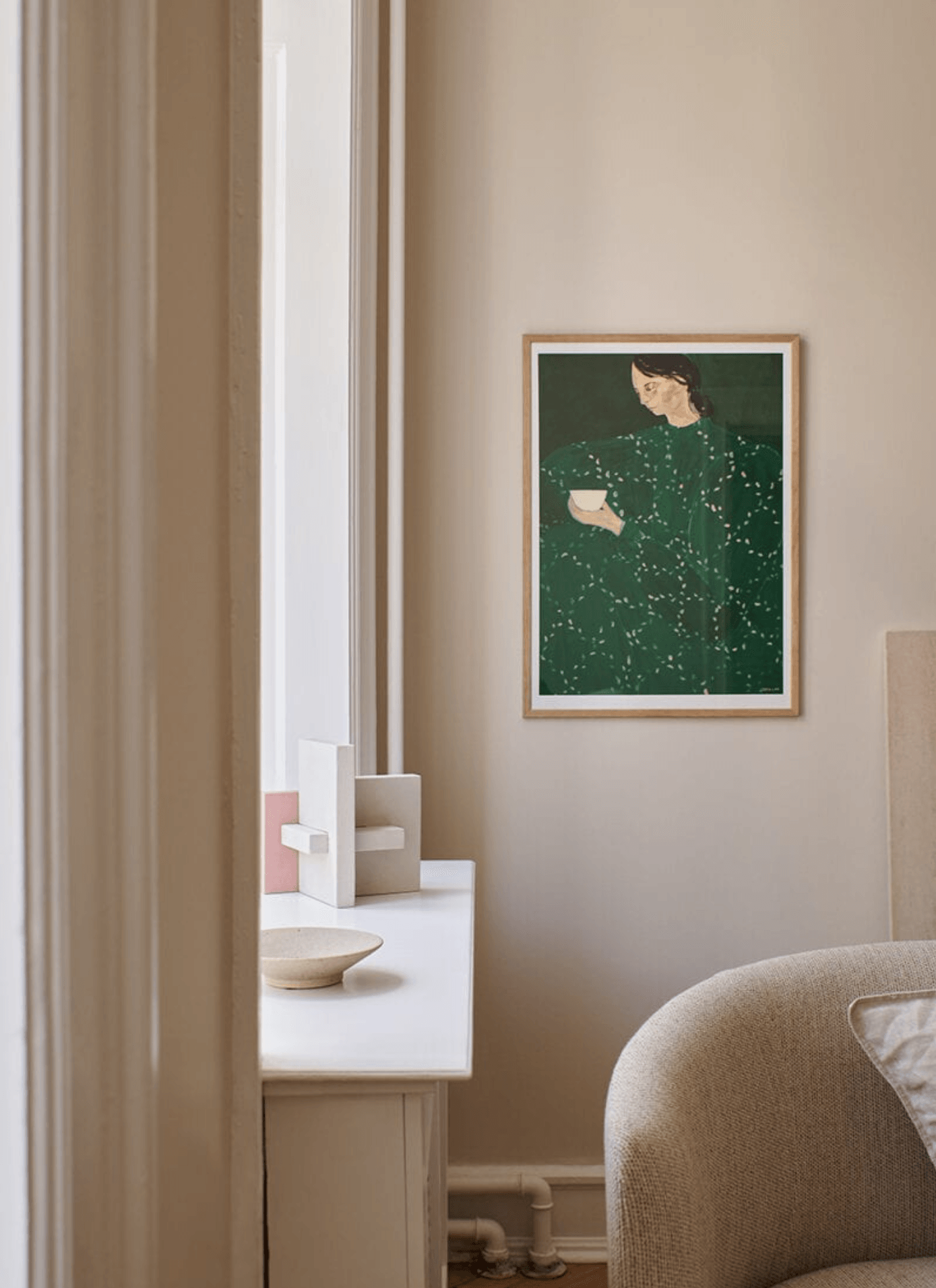 Grafika artystyczna COFFEE ALONE AT PLACE DE CLICHY The Poster Club Eye on Design