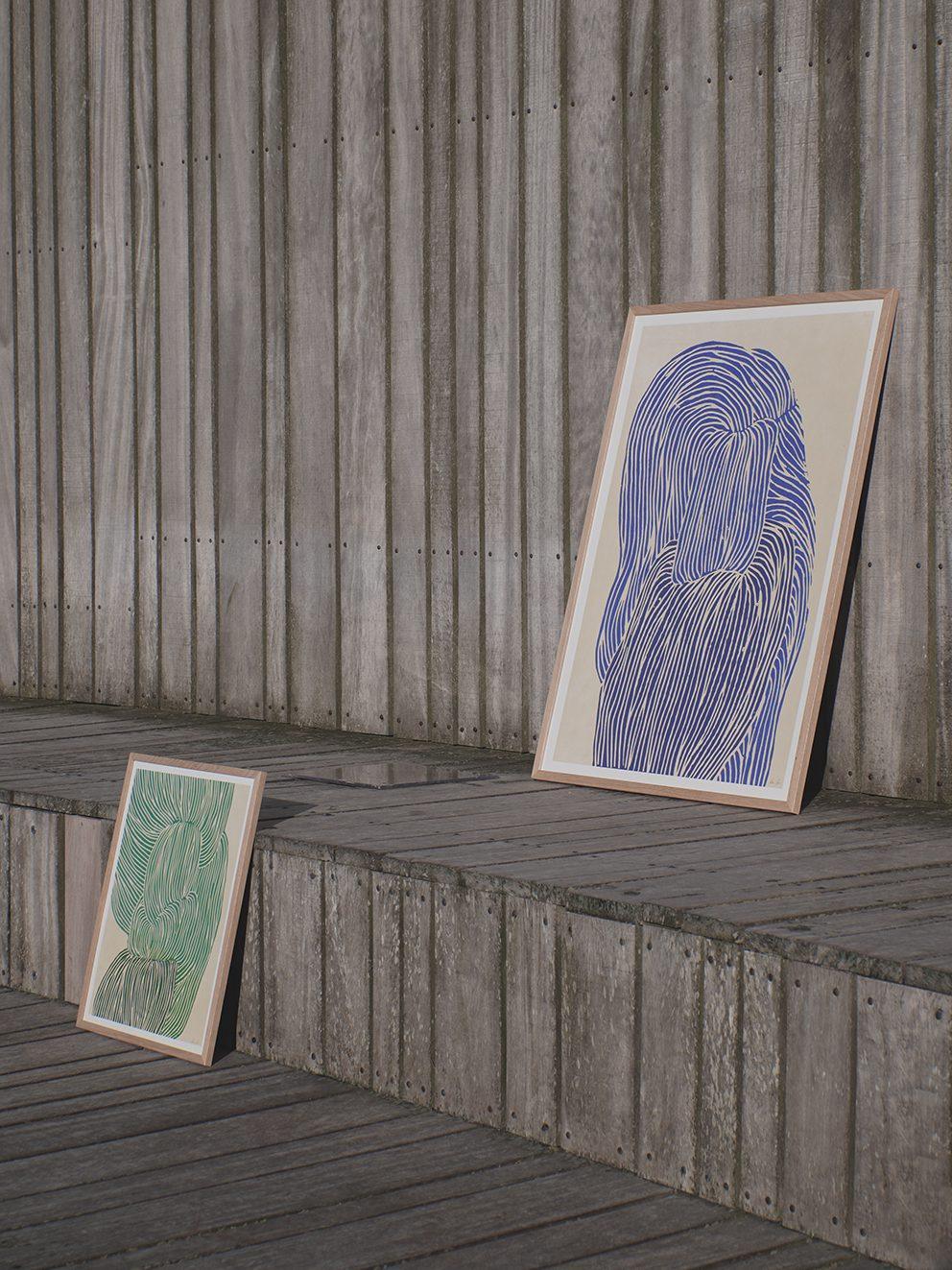 Grafika artystyczna DEEP BLUE, marka The Poster Club