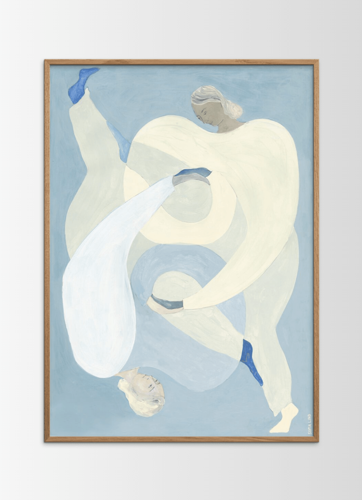 Grafika artystyczna HOLD YOU - BLUE The Poster Club Eye on Design