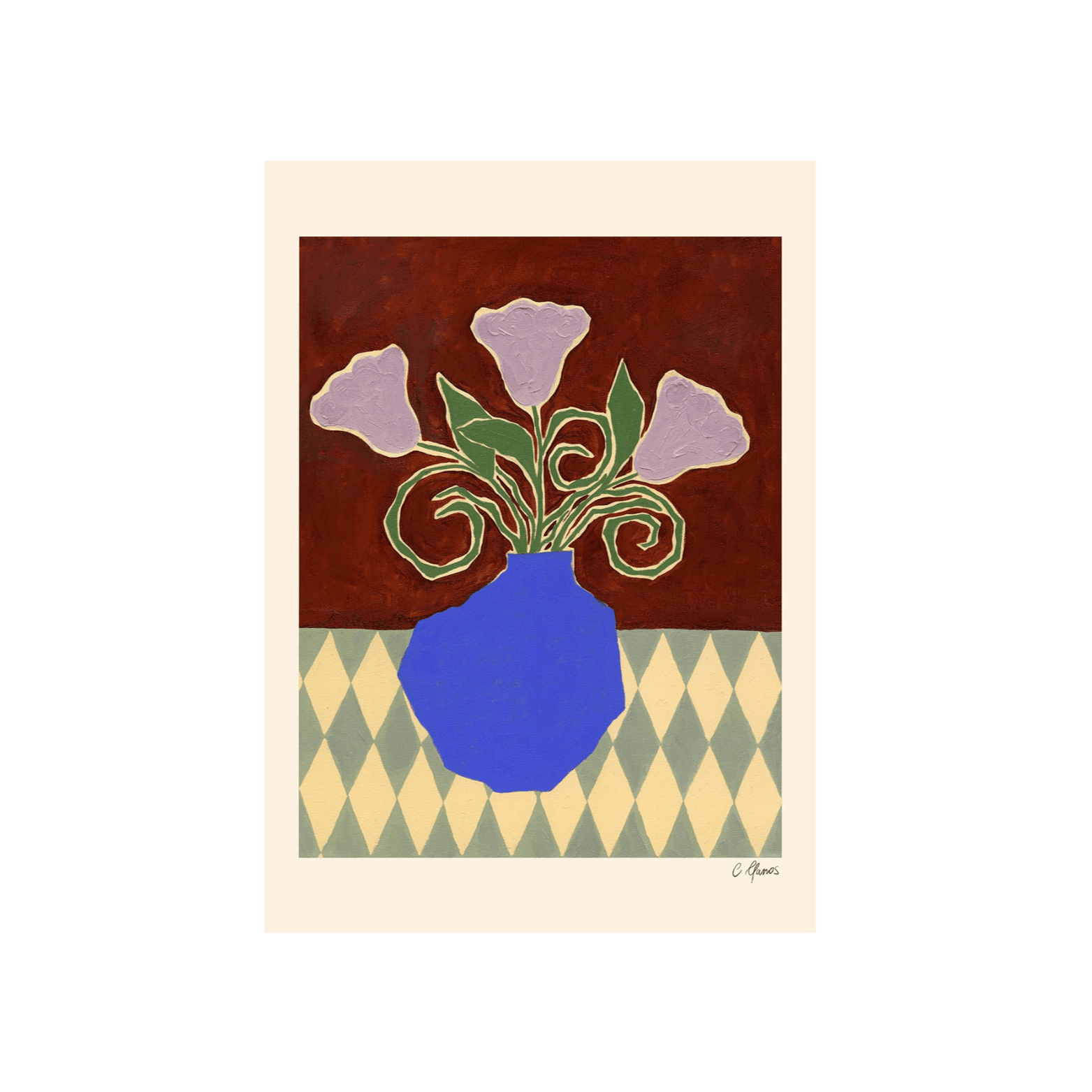 Grafika artystyczna PURPLE FLOWERS The Poster Club Eye on Design