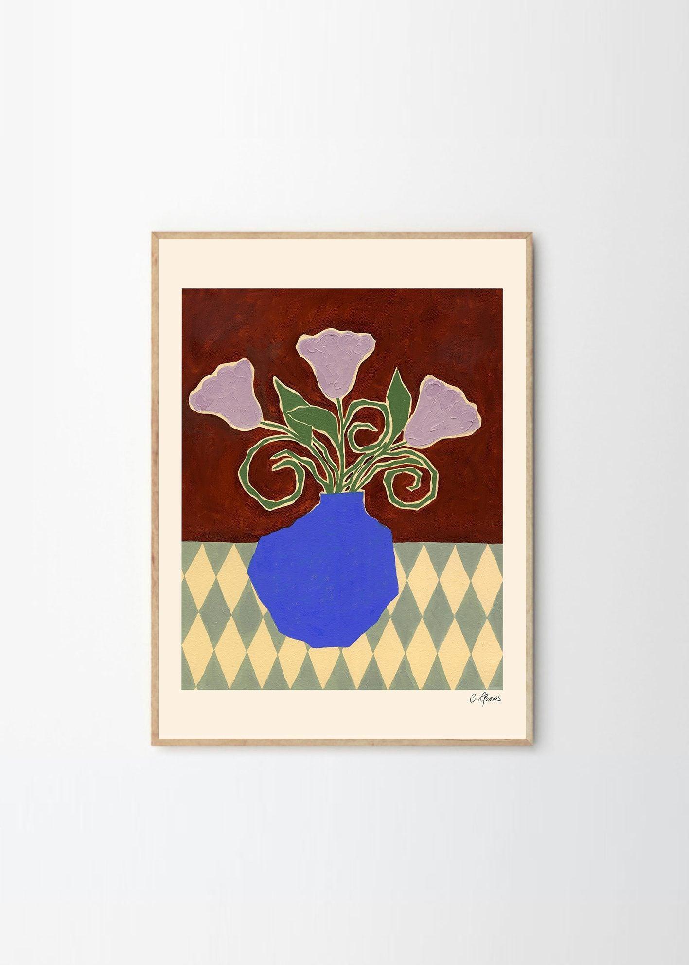 Grafika artystyczna PURPLE FLOWERS The Poster Club Eye on Design