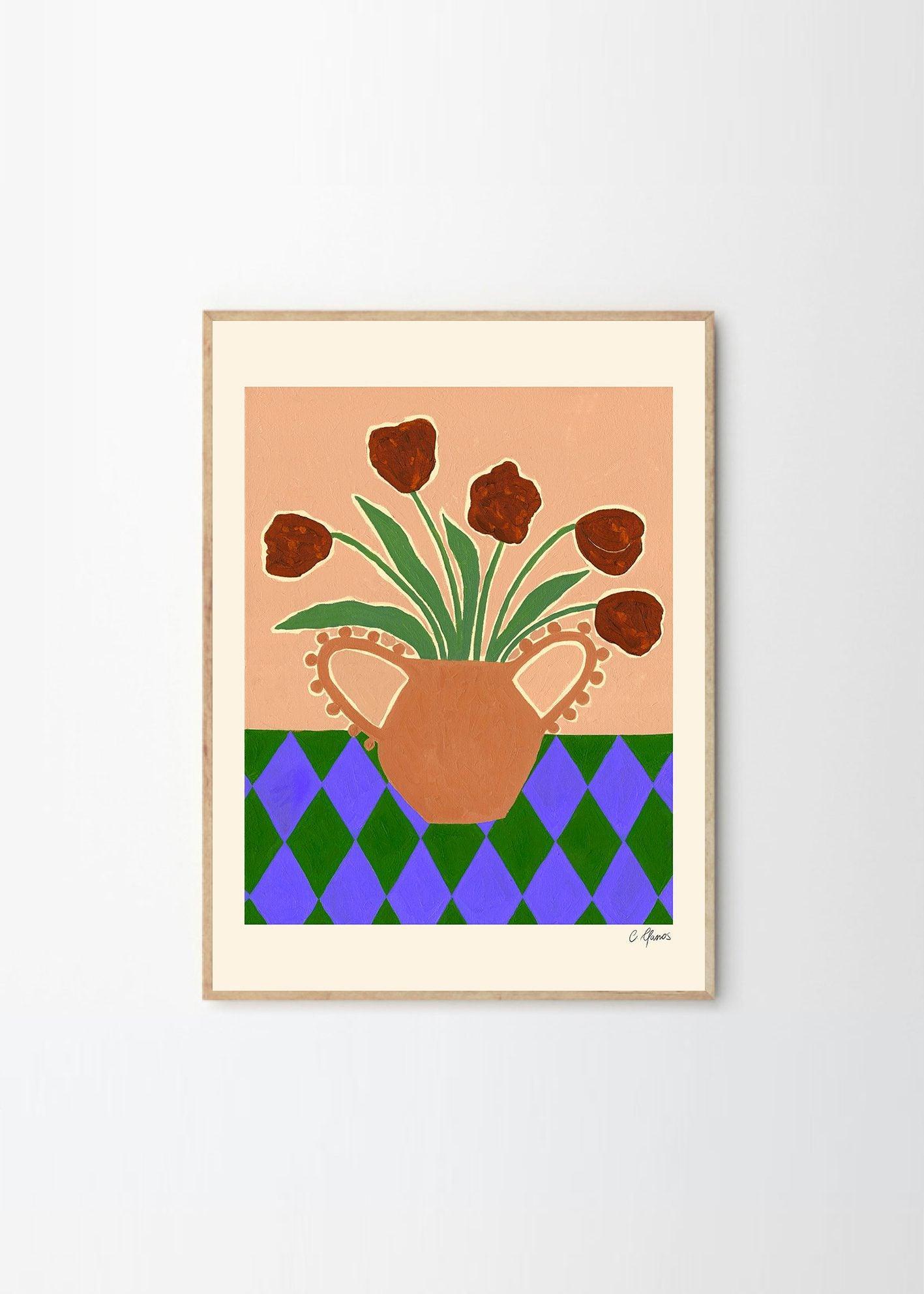 Grafika artystyczna RED TULIPS The Poster Club Eye on Design