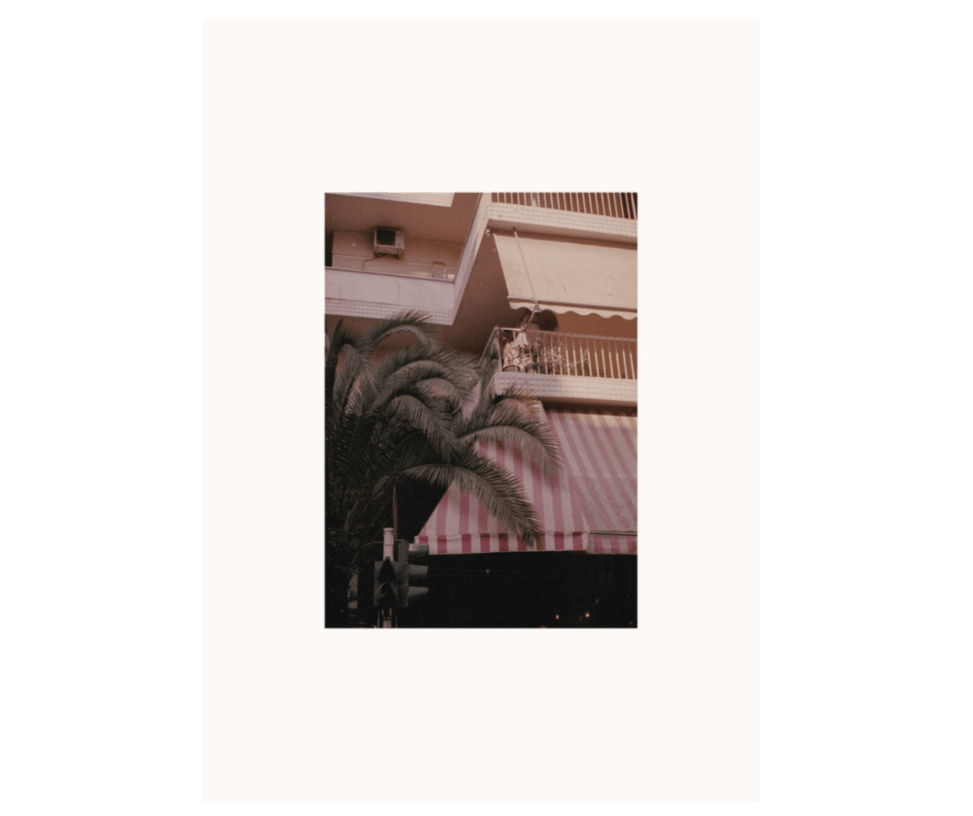 Grafika artystyczna THE CORNER WE BOTH LOVED The Poster Club Eye on Design