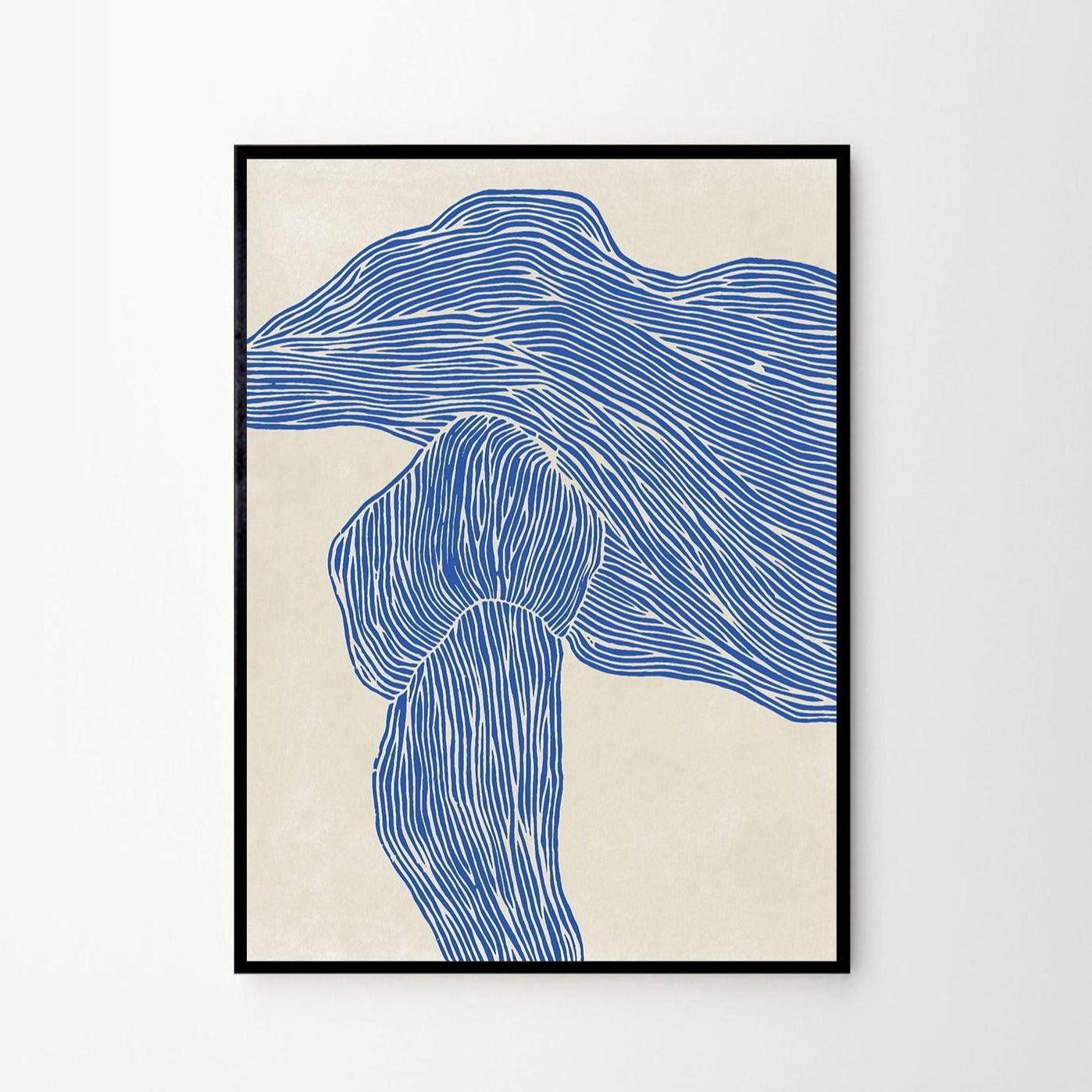 Grafika artystyczna THE LINE - NAVY The Poster Club Eye on Design