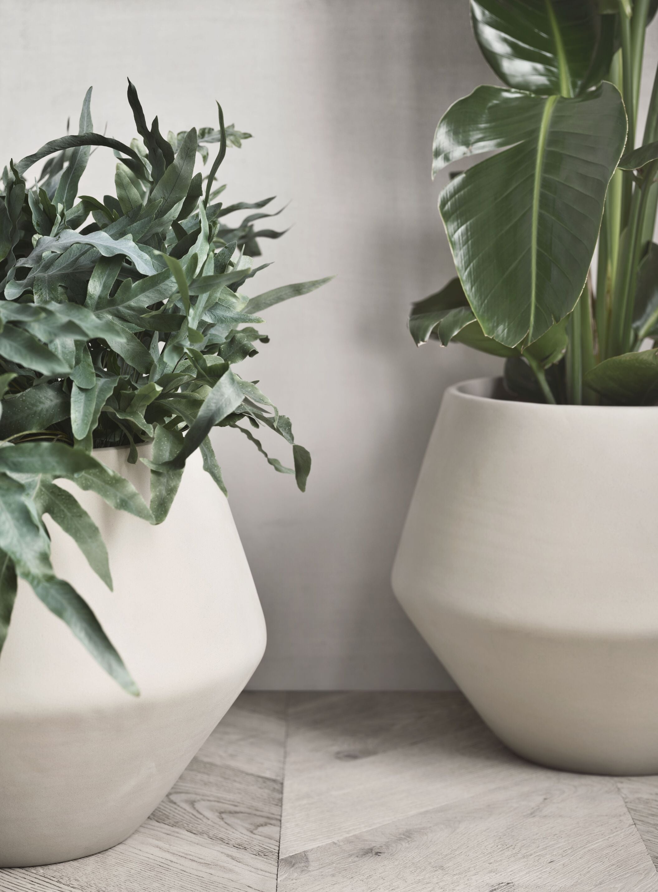 Donica GROVE crèmekleurige keramiek