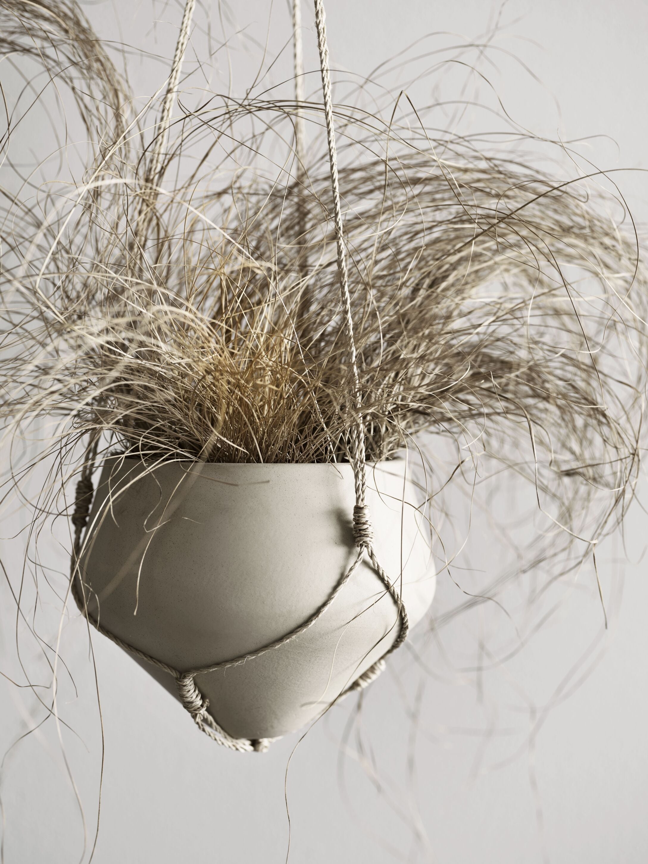 Hangpot GROVE beige keramiek