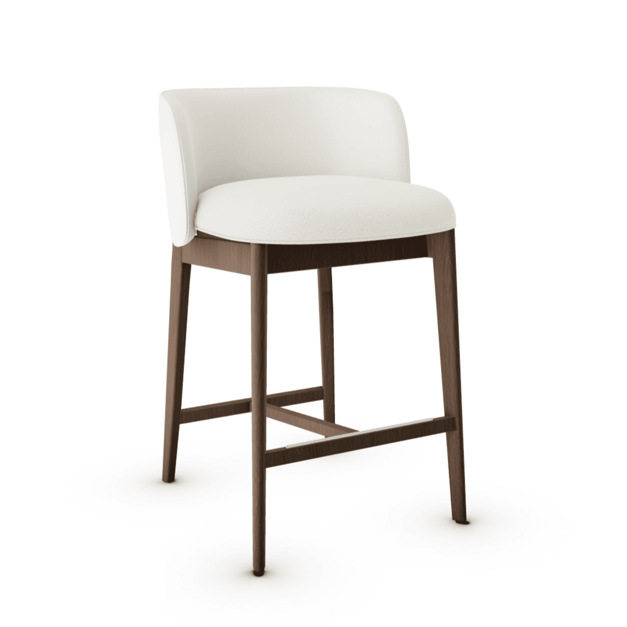 Hoker ABREY boucle kremowy Calligaris ciemnobrązowa Eye on Design