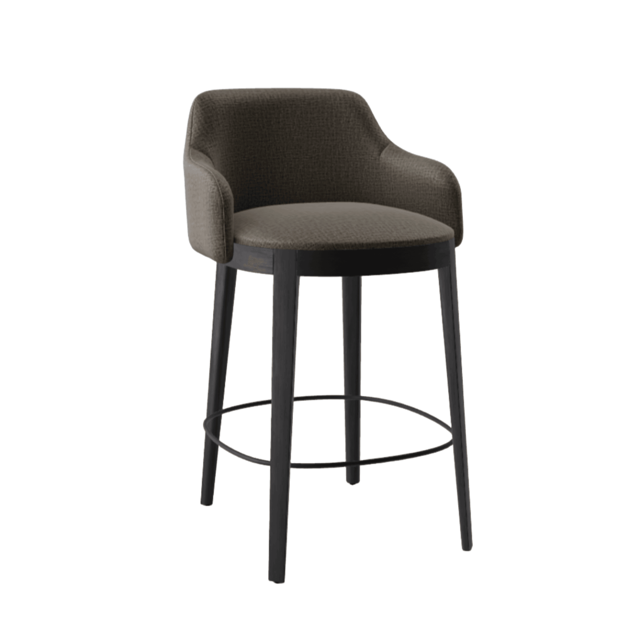 Hoker ADÈL melanż szary Calligaris matowa czerń Eye on Design