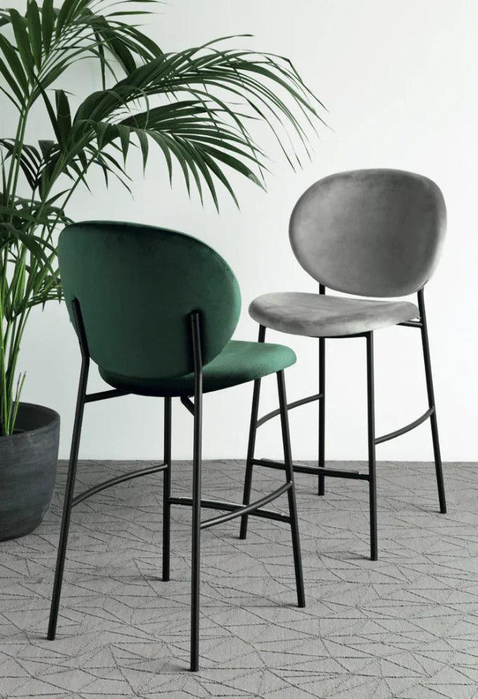 Hoker aksamitny INÈS ceglany Calligaris Eye on Design