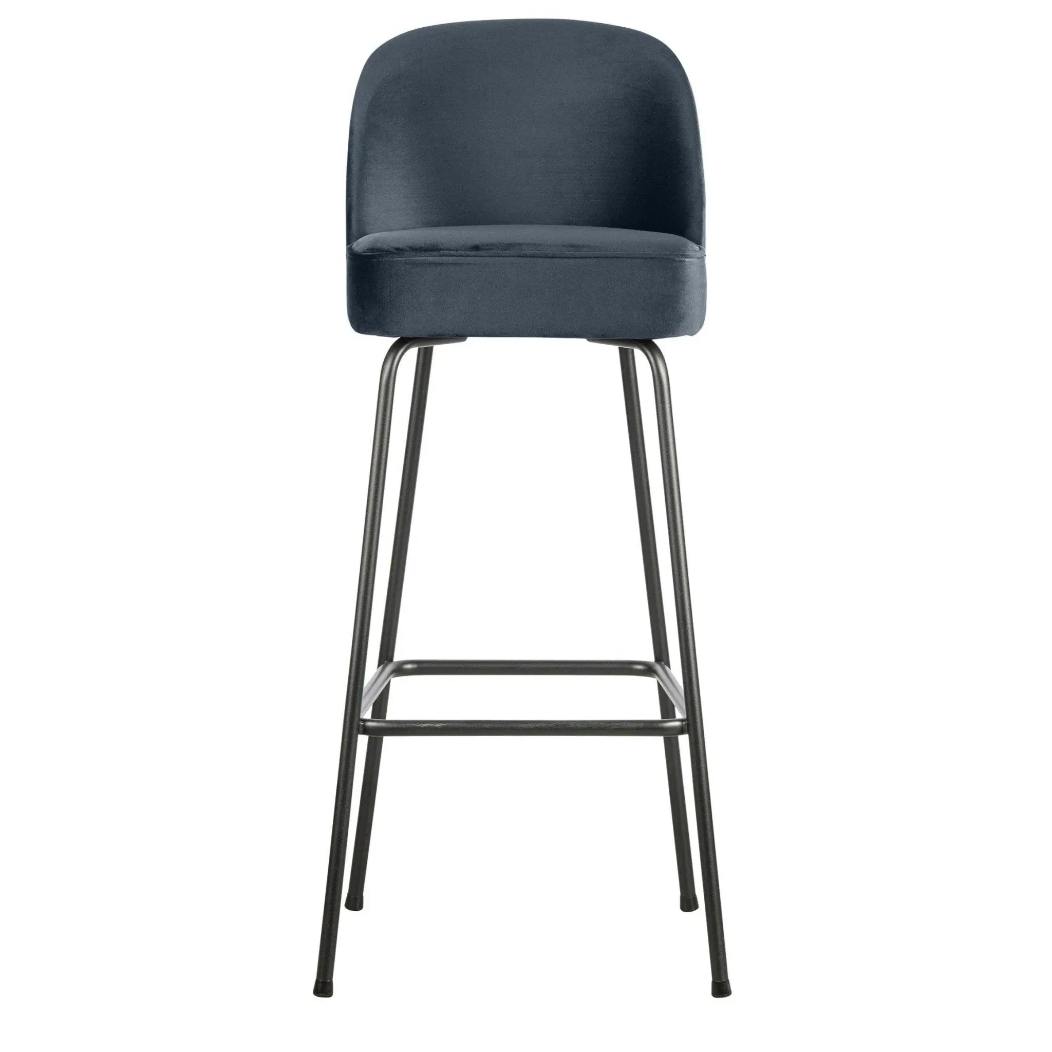 Hoker aksamitny VOGUE ciemnoniebieski – styl minimalistyczny