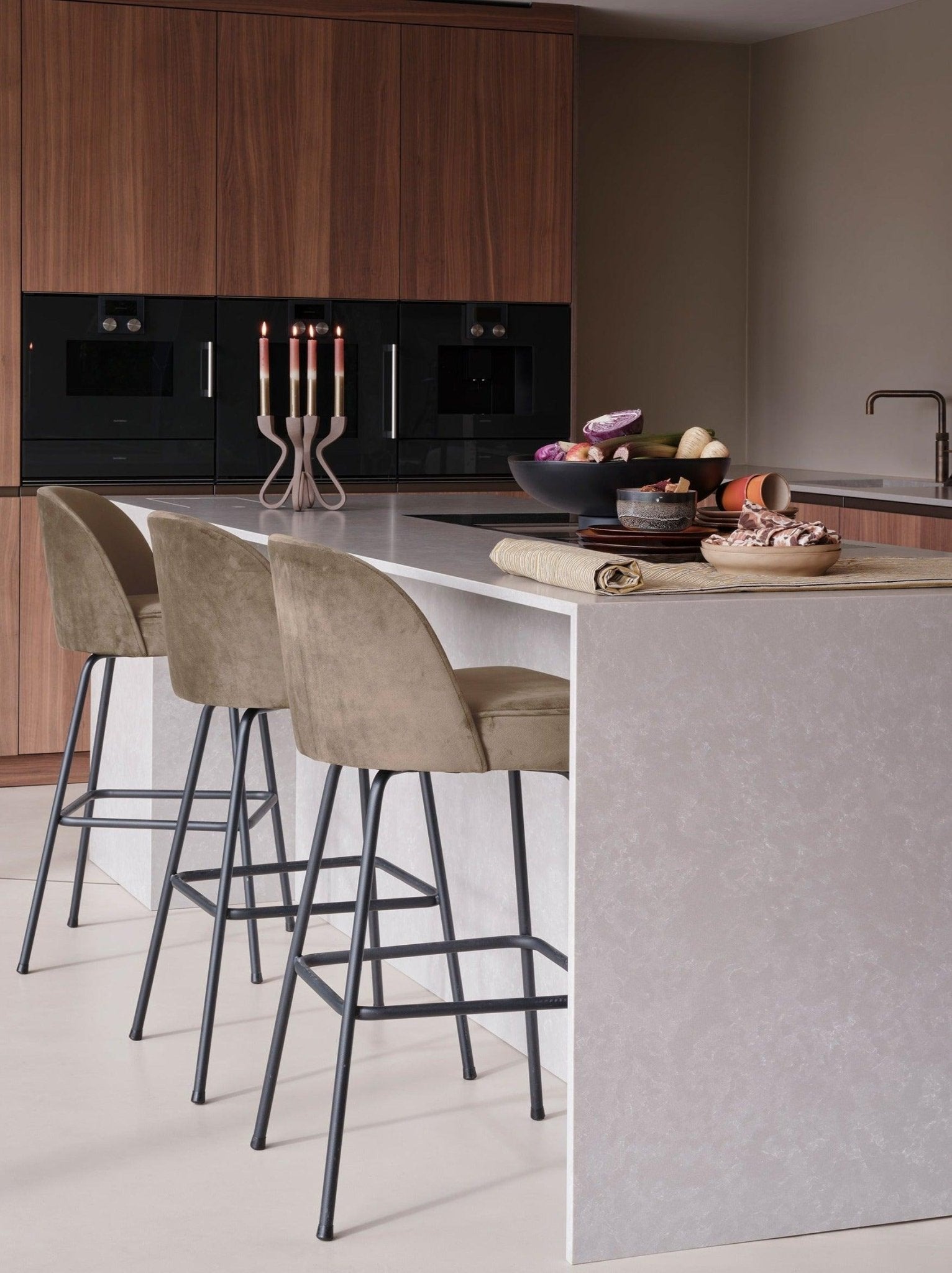 Hoker aksamitny VOGUE khaki Be Pure Eye on Design