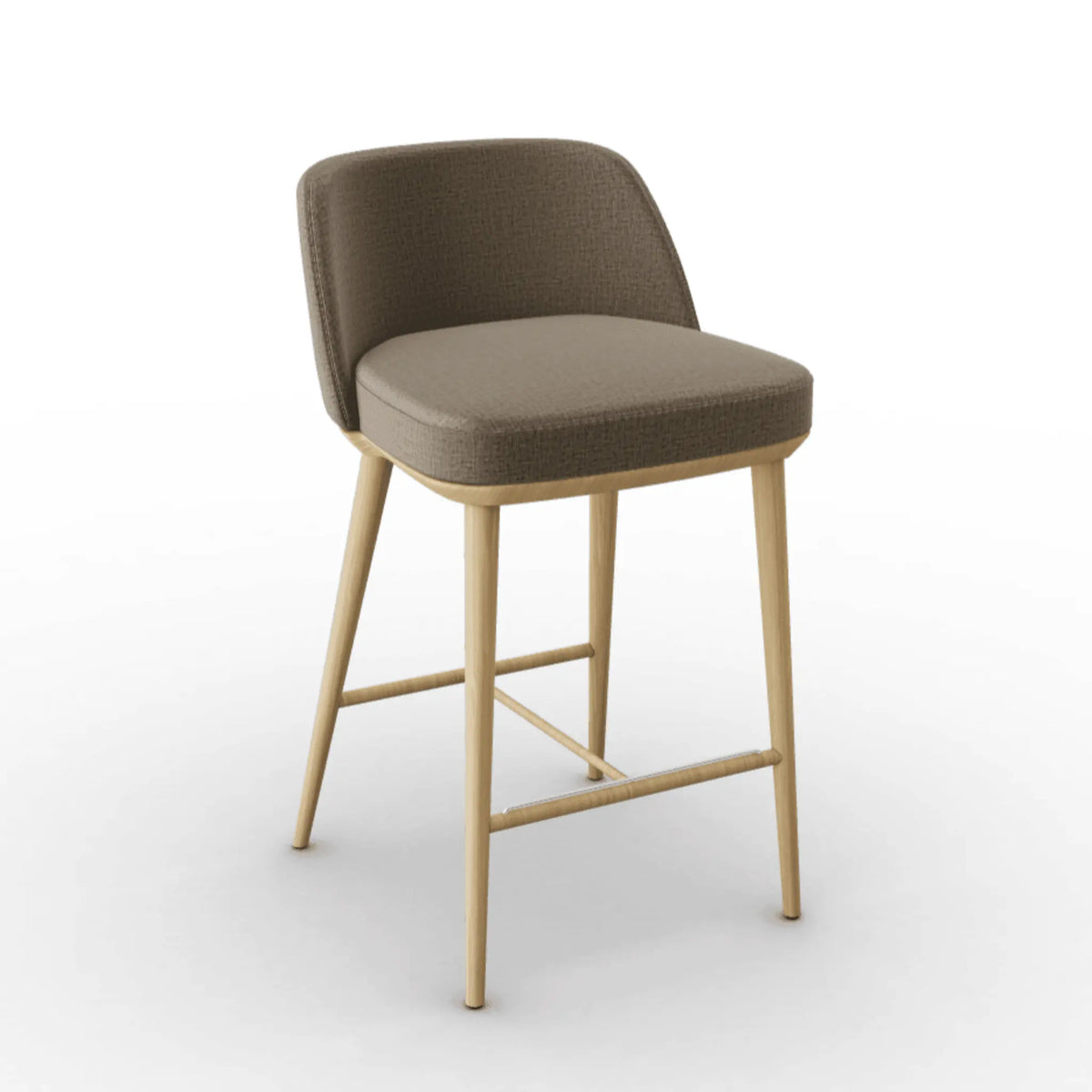 Hoker FOYER melanż beżowy – drewno, Calligaris