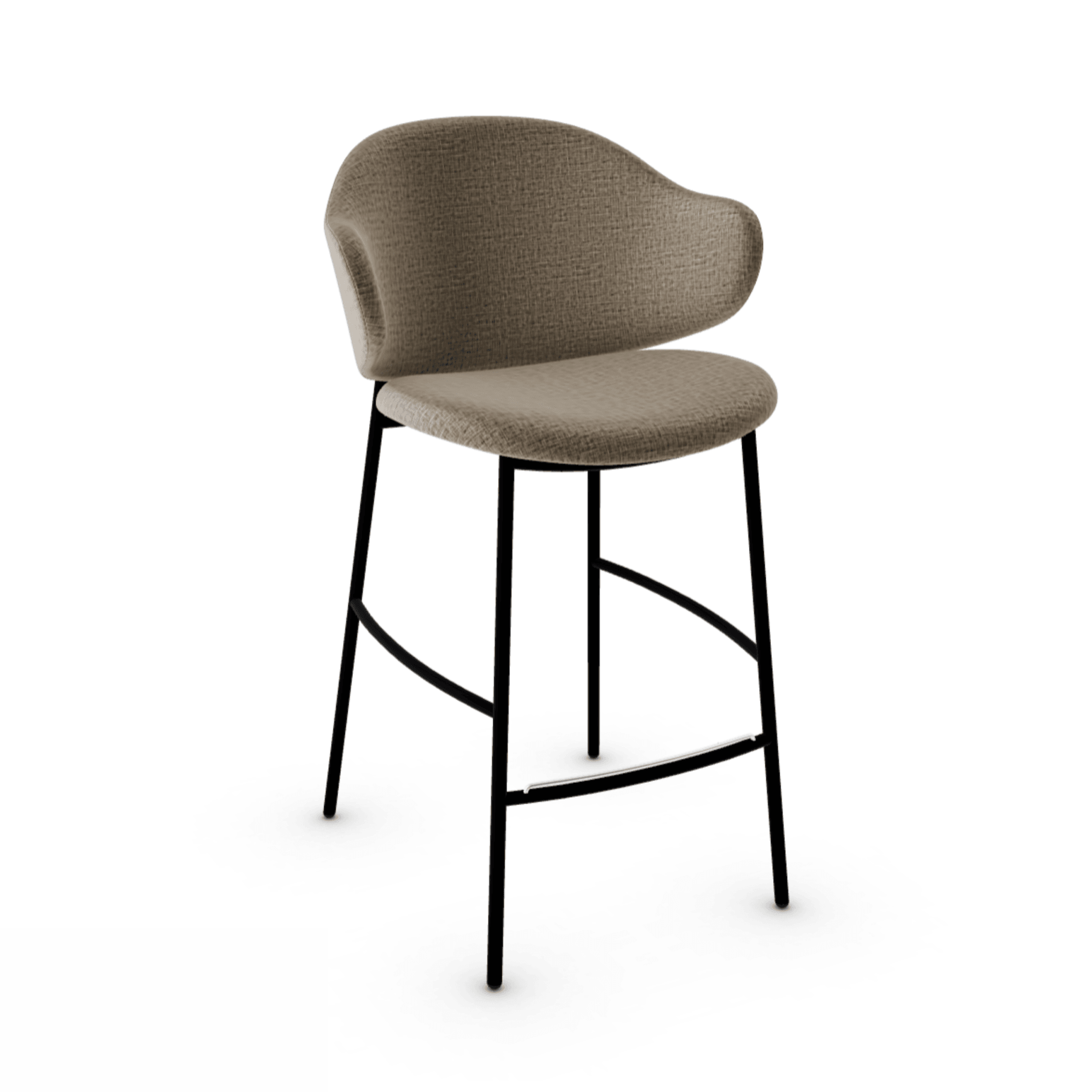 Hoker HOLLY melanż beżowy Calligaris matowa czerń Eye on Design