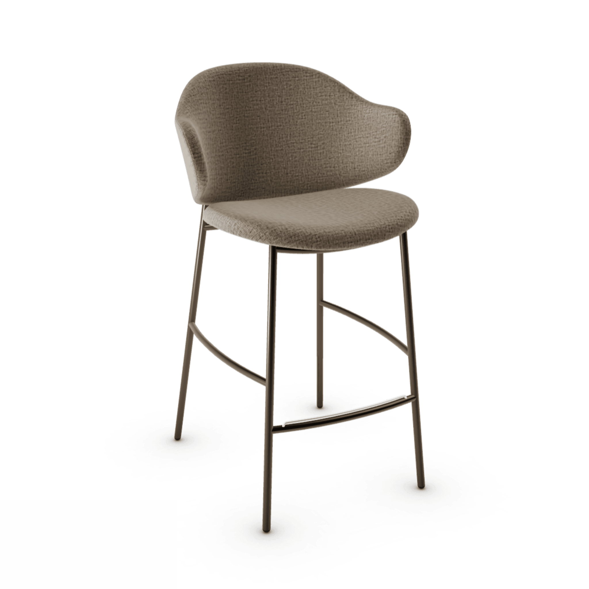 Hoker HOLLY melanż beżowy Calligaris matowy brąz Eye on Design