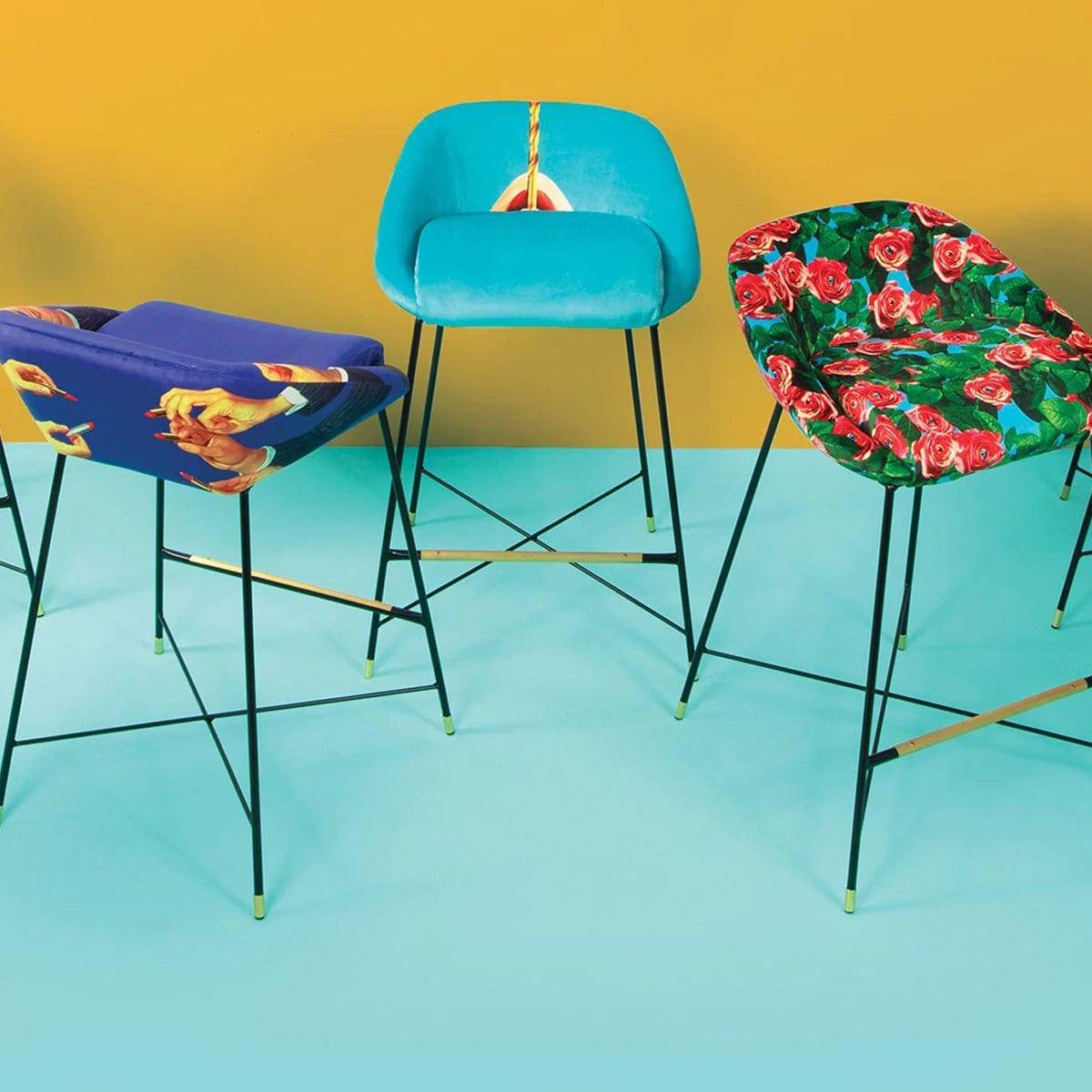 Hoker LIPSTICKS niebieski Seletti Eye on Design