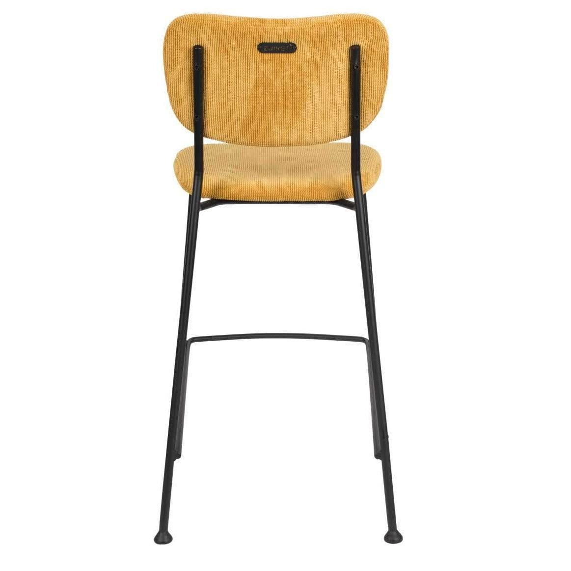 Hoker niski BENSON musztardowy Zuiver Eye on Design