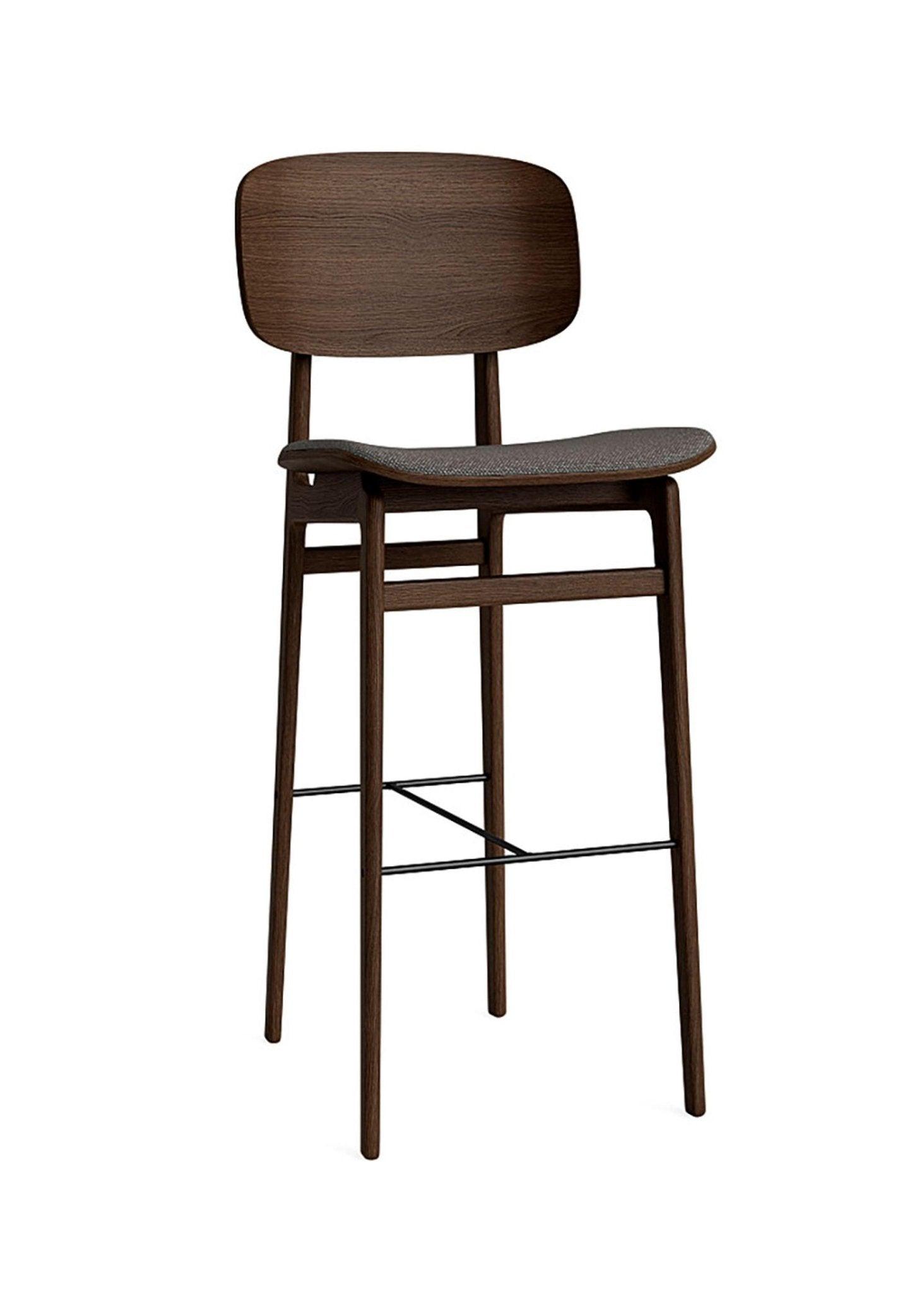 Hoker NY11 dębowy NORR11 ciemny dębowy tkanina melanż ciemnoszary Eye on Design