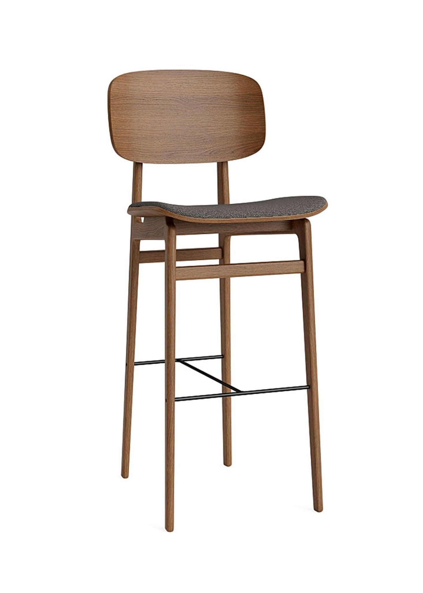 Hoker NY11 dębowy NORR11 ciemnobrązowy dębowy tkanina melanż ciemnoszary Eye on Design