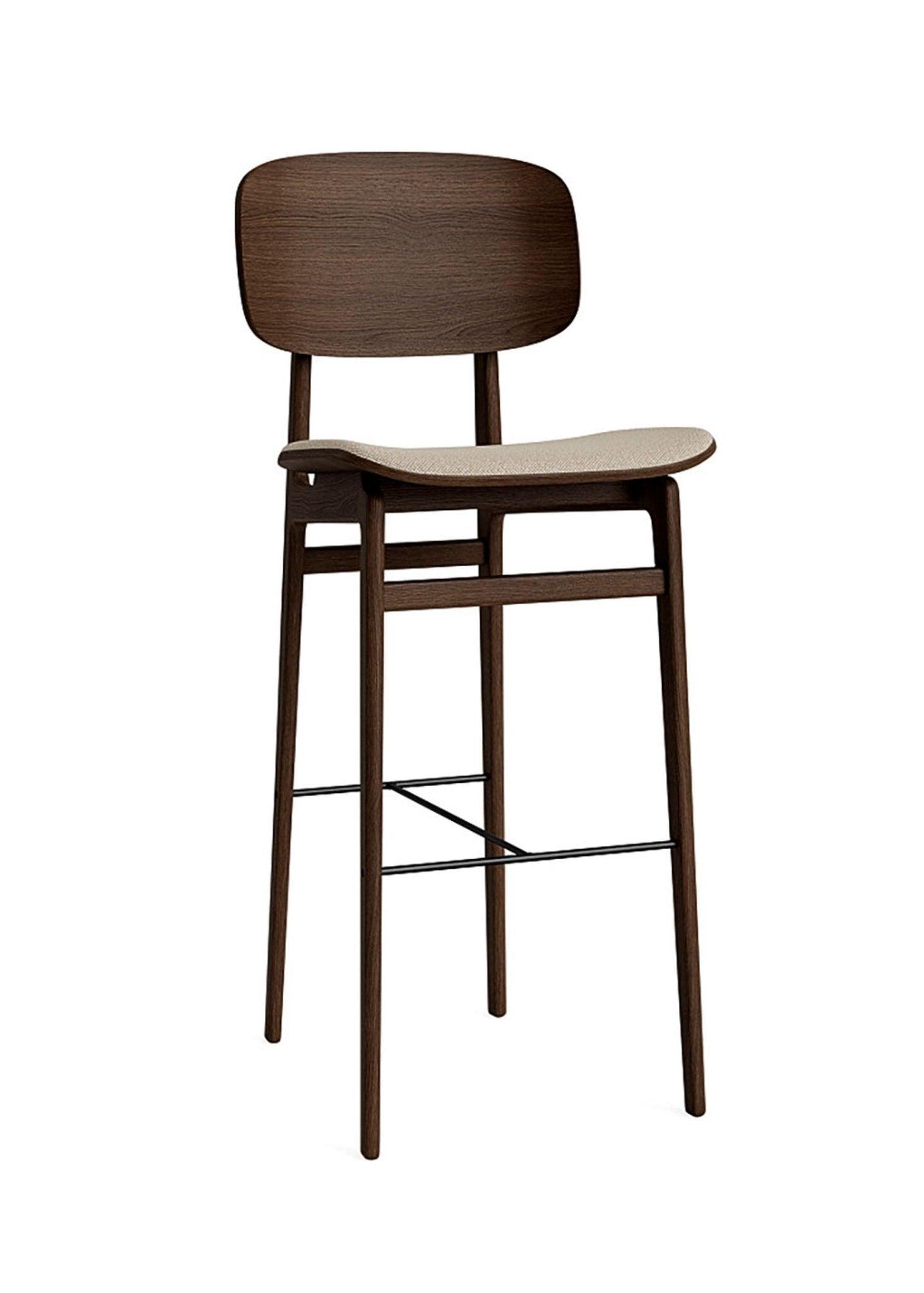 Hoker NY11 dębowy NORR11 ciemny dębowy tkanina melanż beżowy Eye on Design