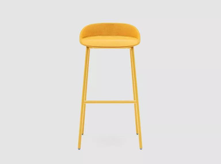 Hoker tapicerowany TEAM – styl minimalistyczny