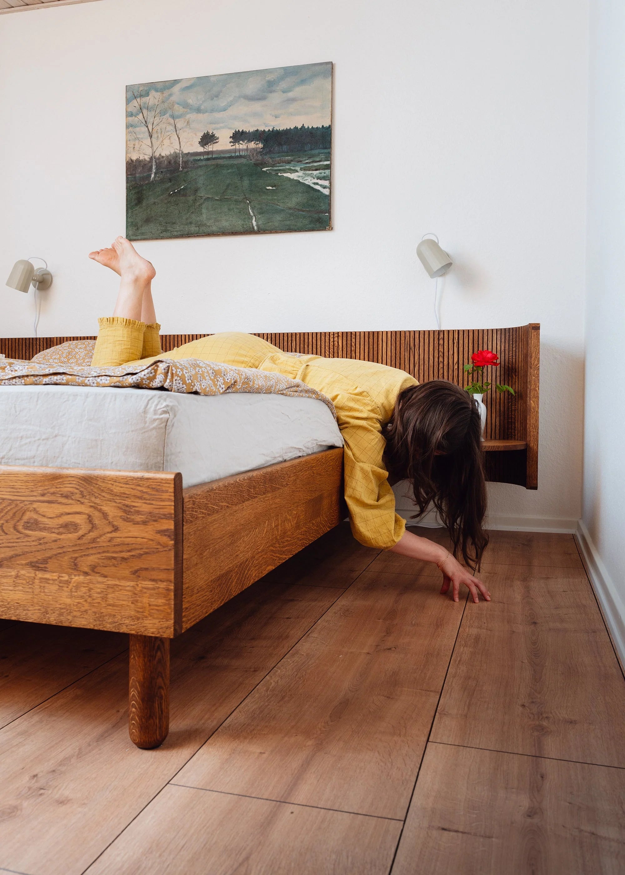 HUG Bed van eikenhout