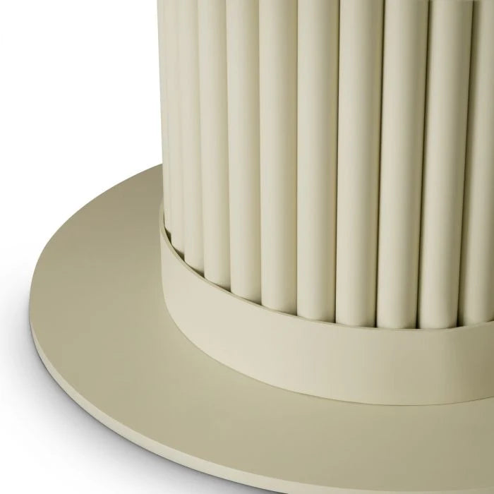 Buiten koffietafel VOLTERRA crème keramiek