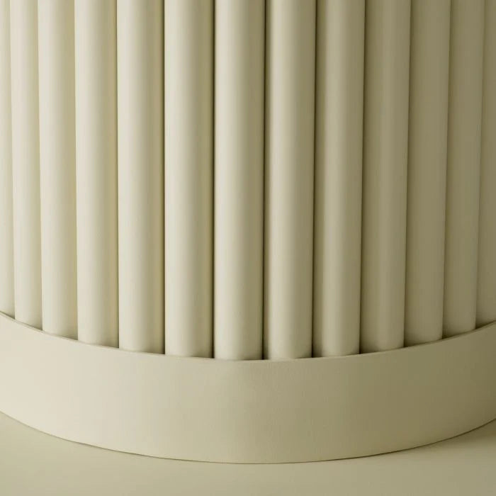 Buiten koffietafel VOLTERRA crème keramiek