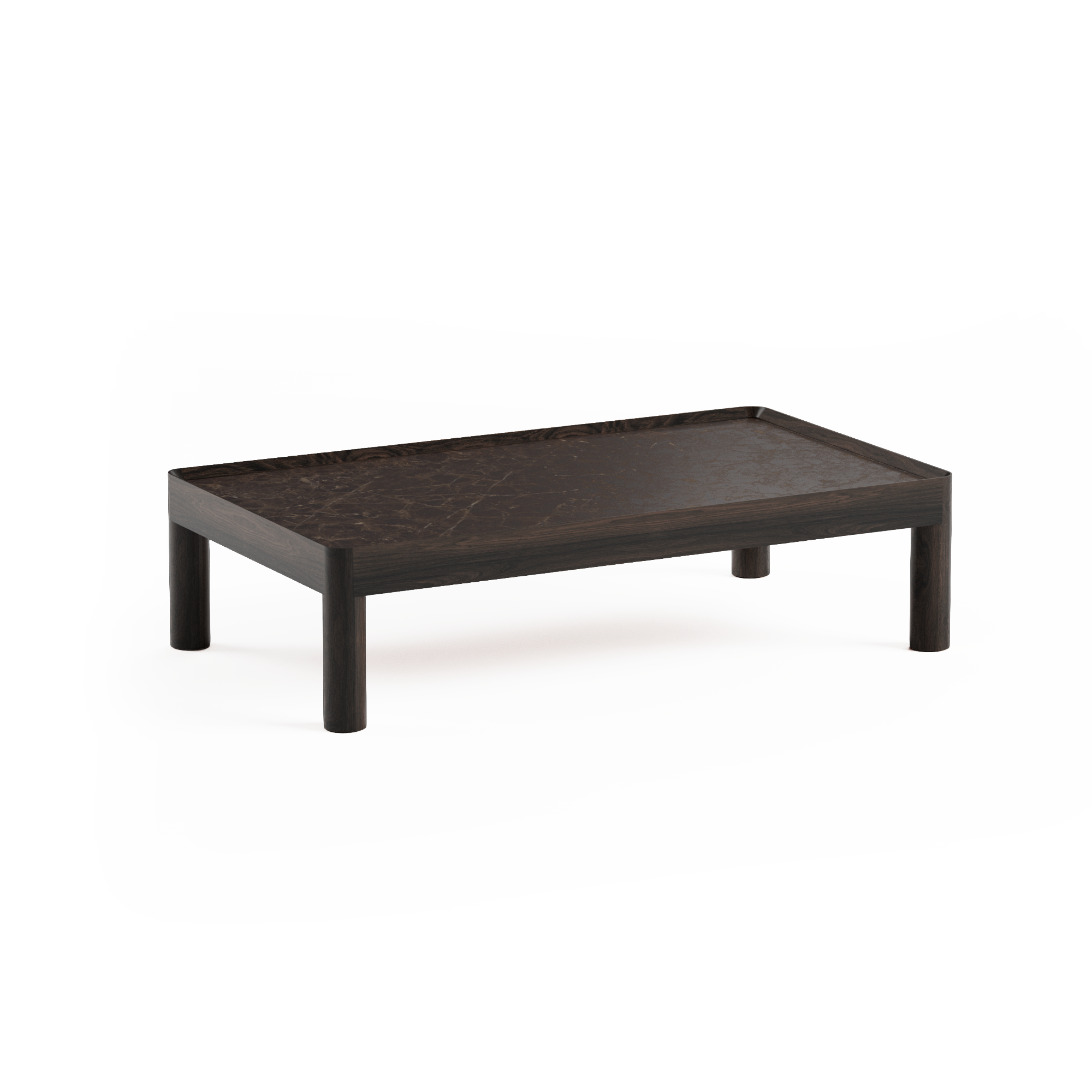 INSET LOW salontafel van eikenhout