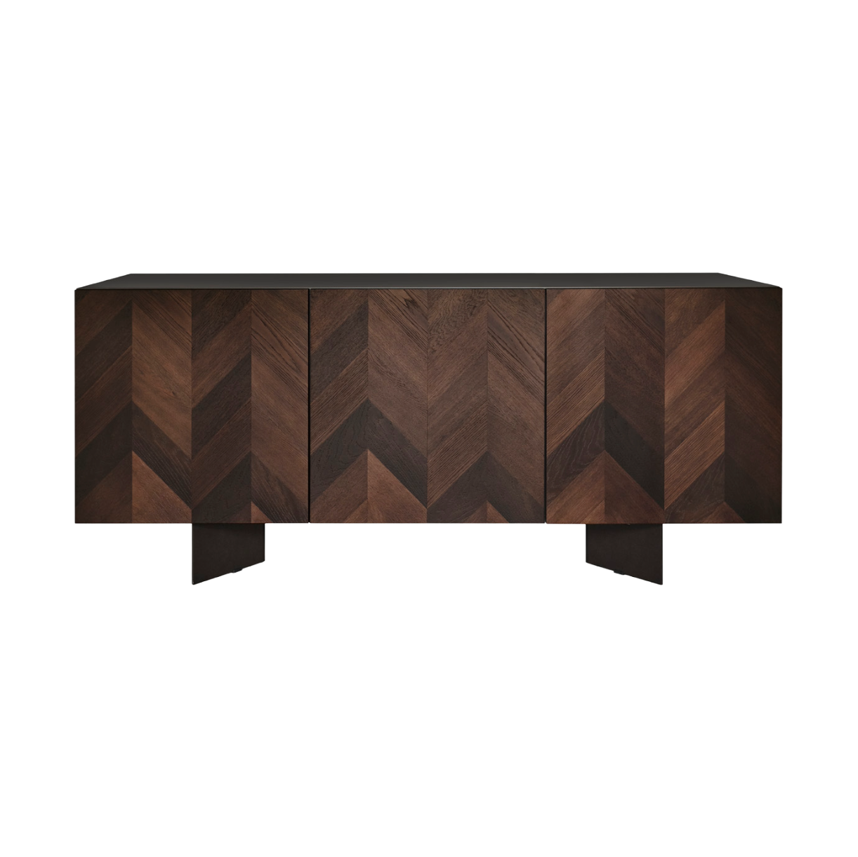 Chest of drawers INTARSI dark brown wood