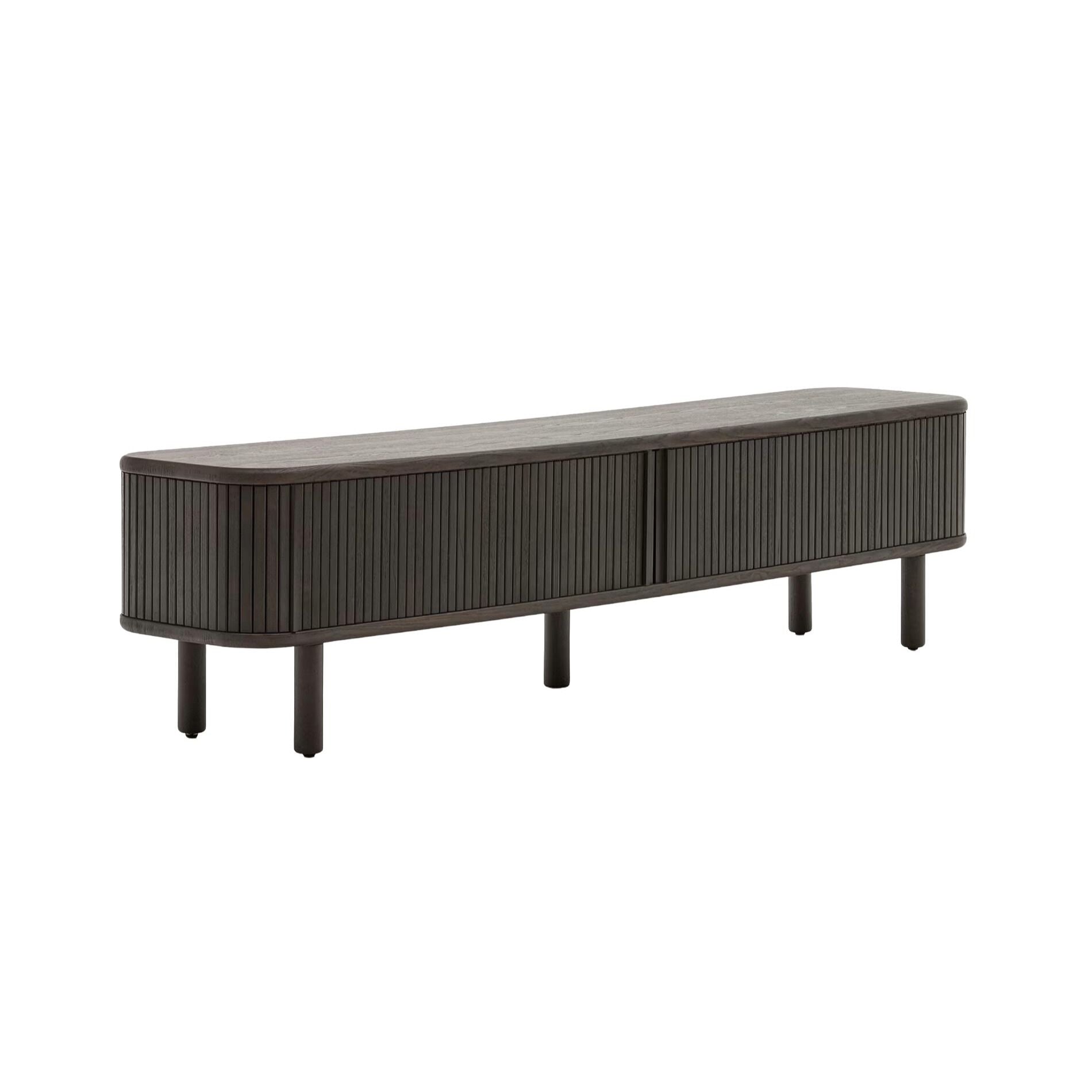 MAILEN dark ash veneer TV cabinet