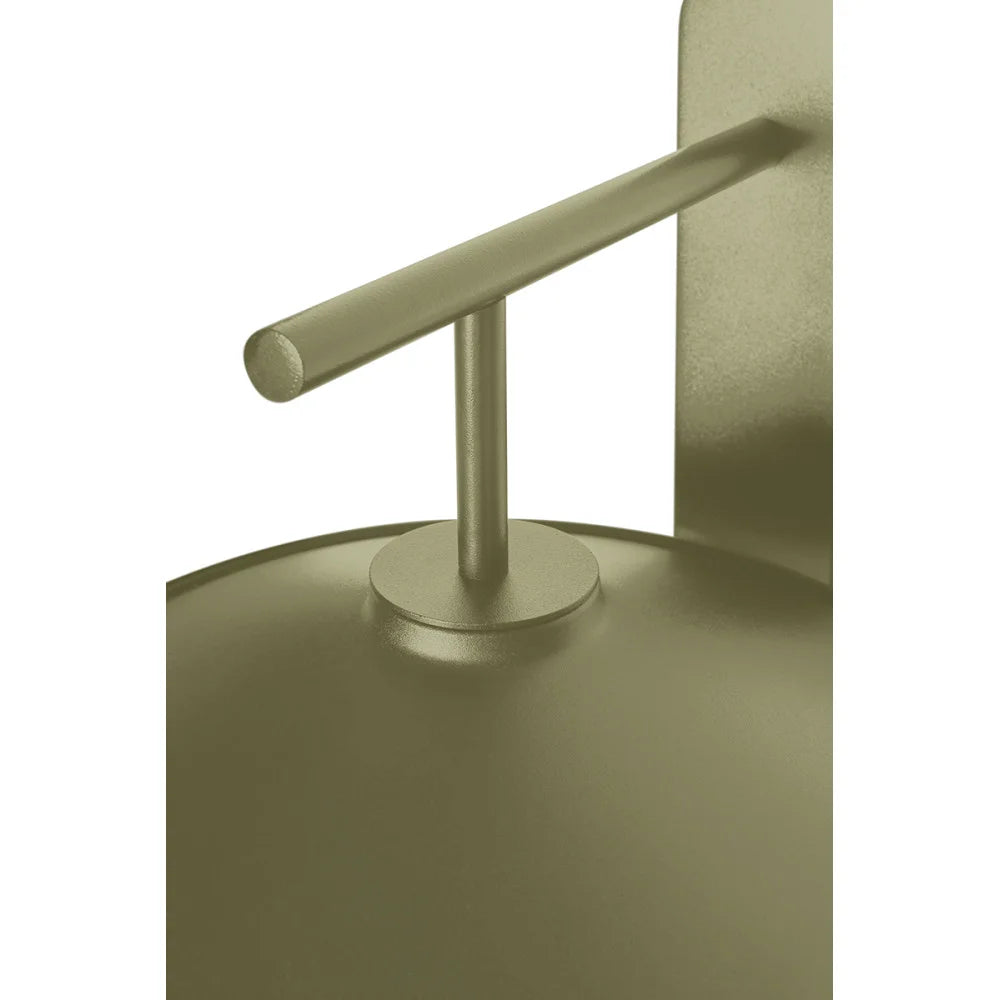 JINGU olivfarbene Wandleuchte