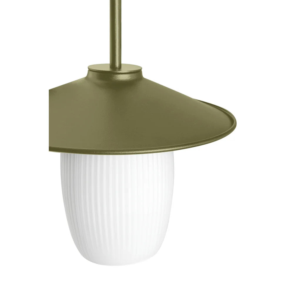 JINGU olivfarbene Wandleuchte