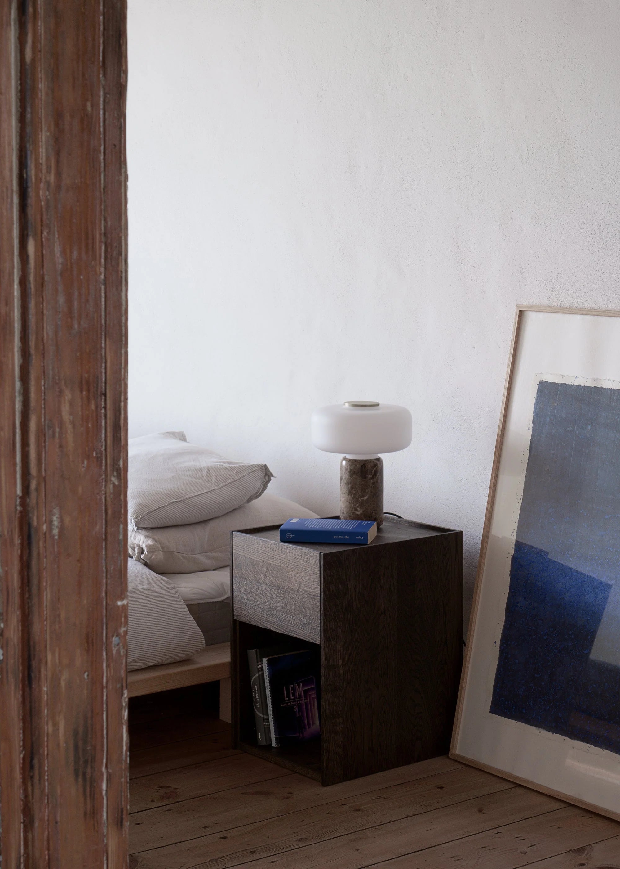 Nachttisch KARI dunkles Eichenholz