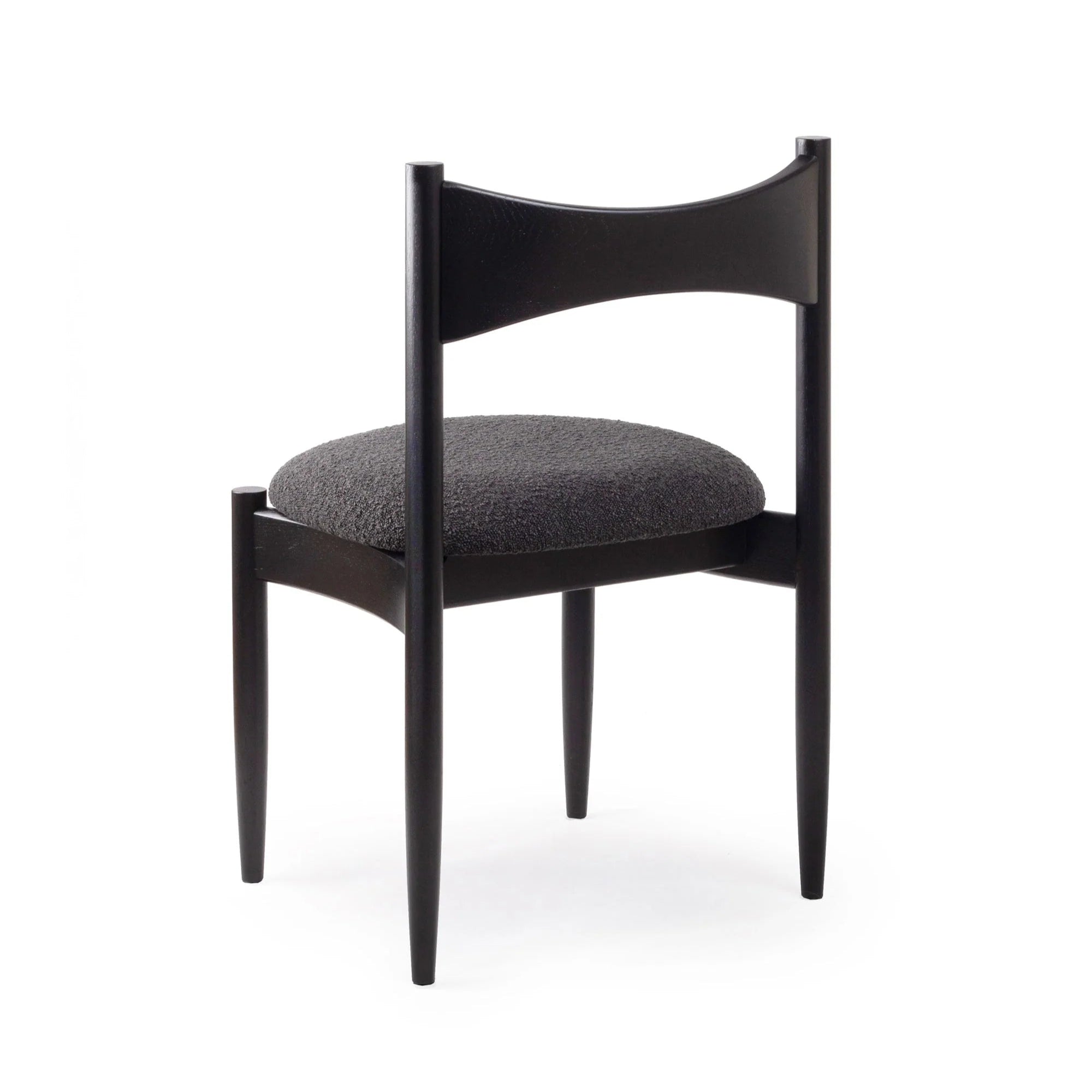 KEMI stoel zwart eikenhout