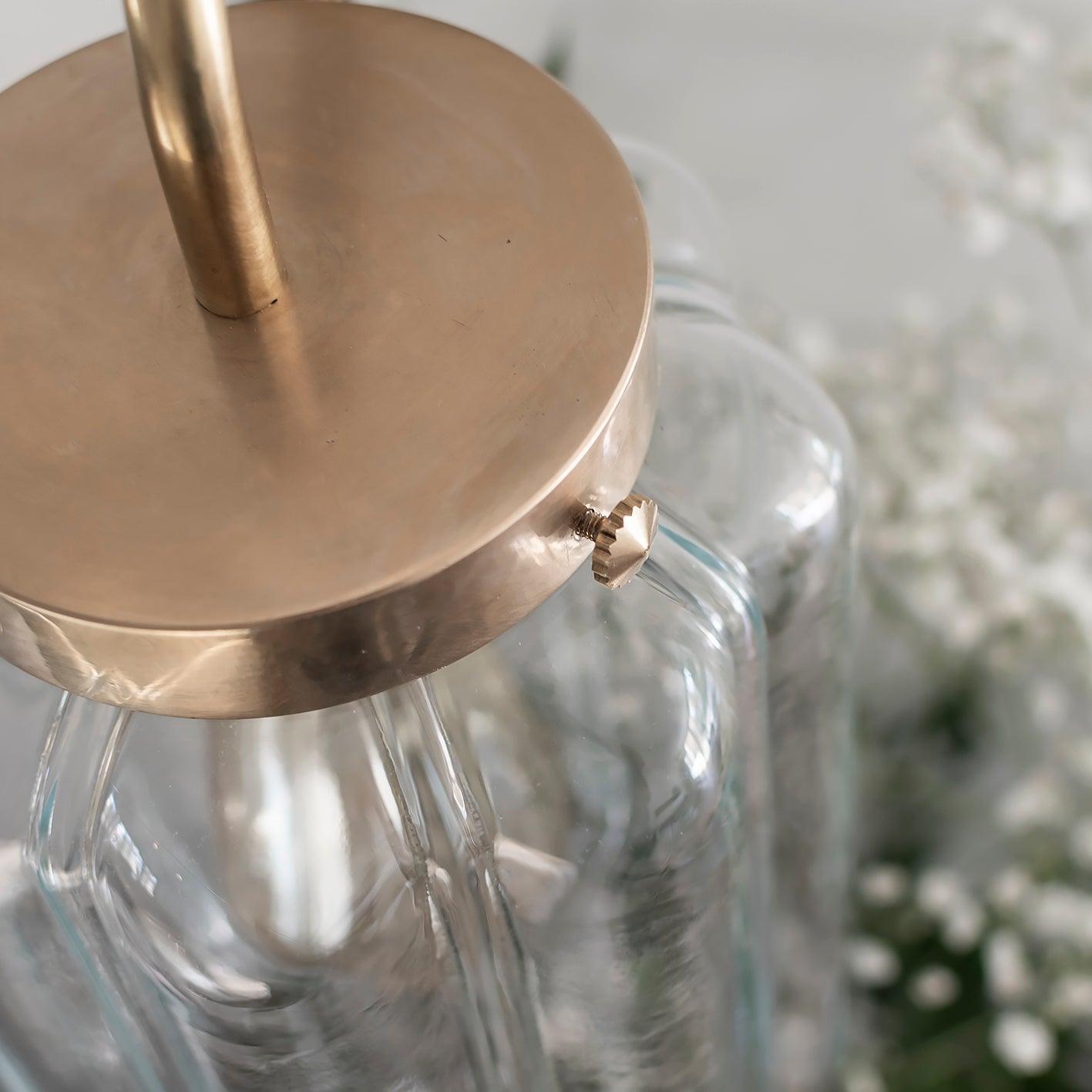 Kinkiet DECO mosiężny Embassy Interiors Eye on Design