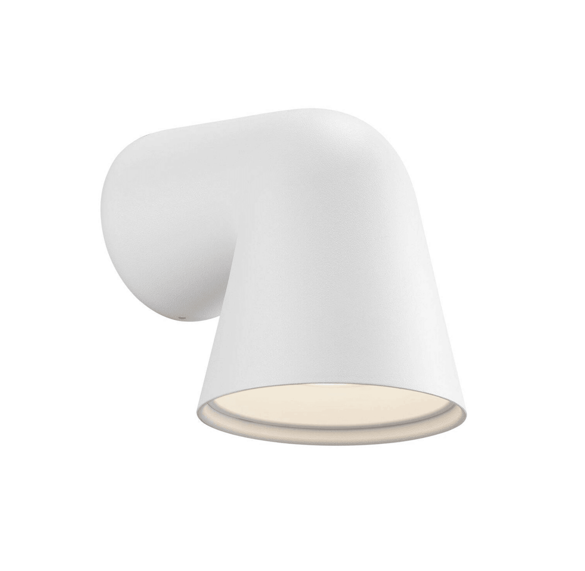 Wall lamp Front Single White