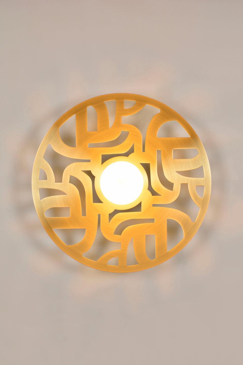 Kinkiet LABYRINTHE mosiężny Market Set Eye on Design