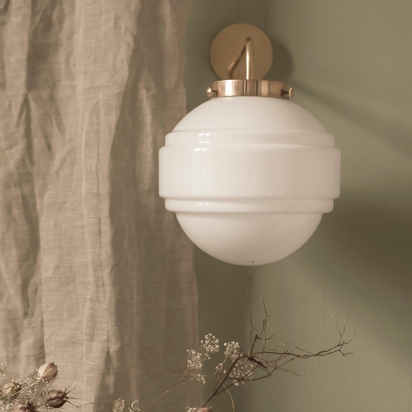 Kinkiet SATURN mosiężny – lampa ścienna