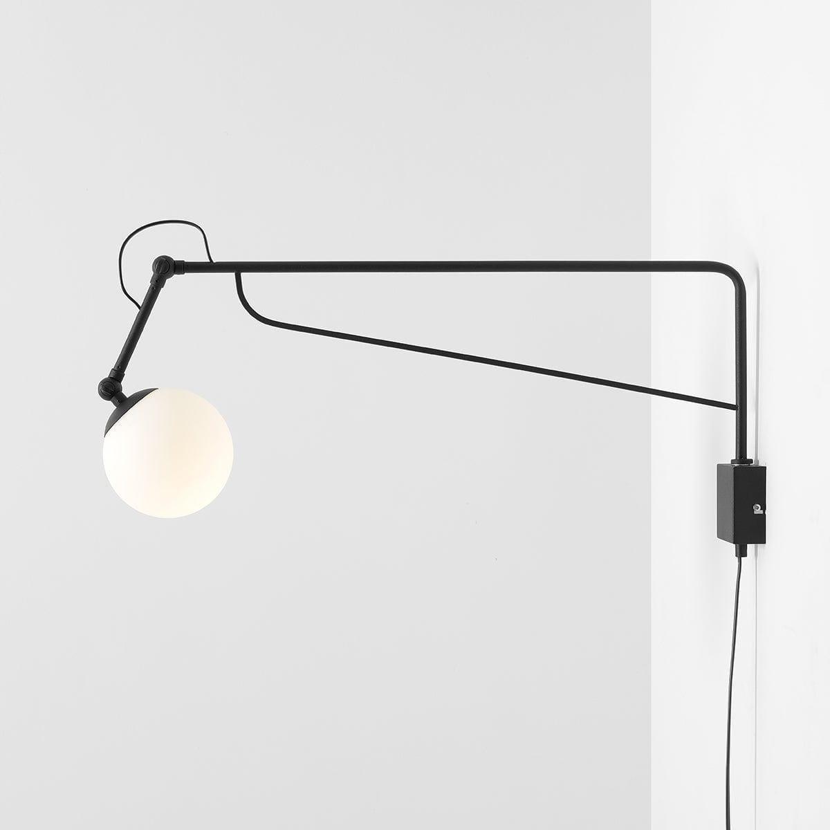 Kinkiet SOHO GLASS LONG czarny Artera Eye on Design