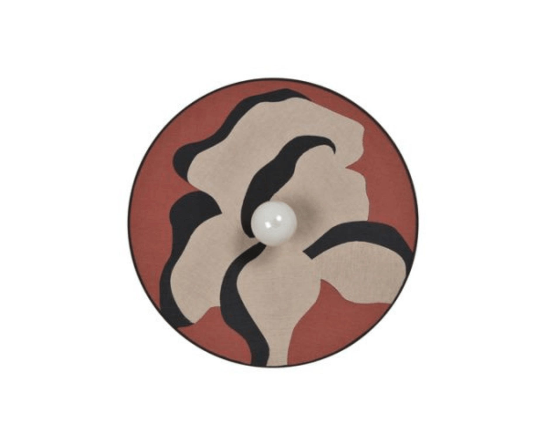 Kinkiet SONIA LAUDET karminowy Market Set Ø60 cm Eye on Design