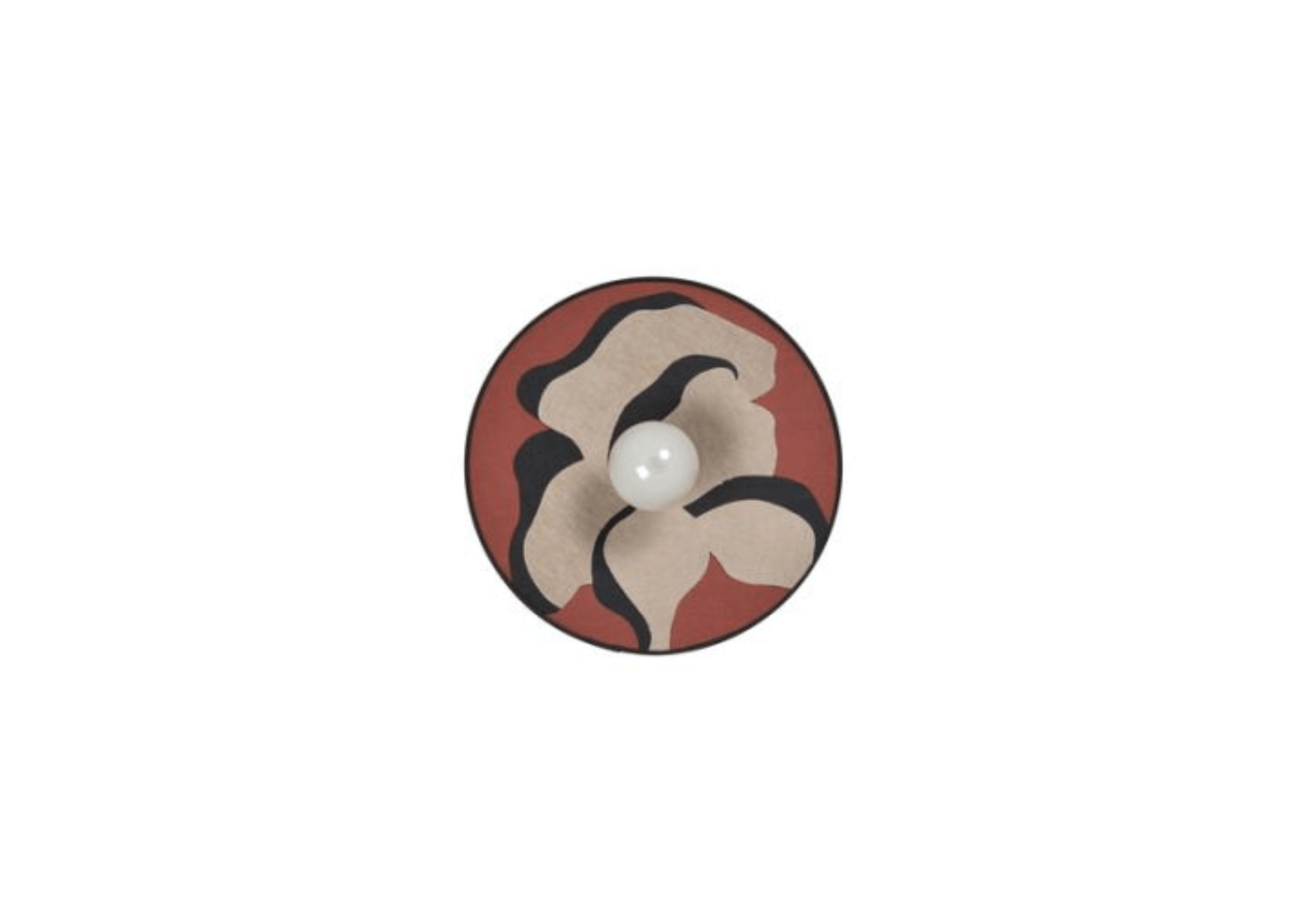 Kinkiet SONIA LAUDET karminowy Market Set Ø40 cm Eye on Design