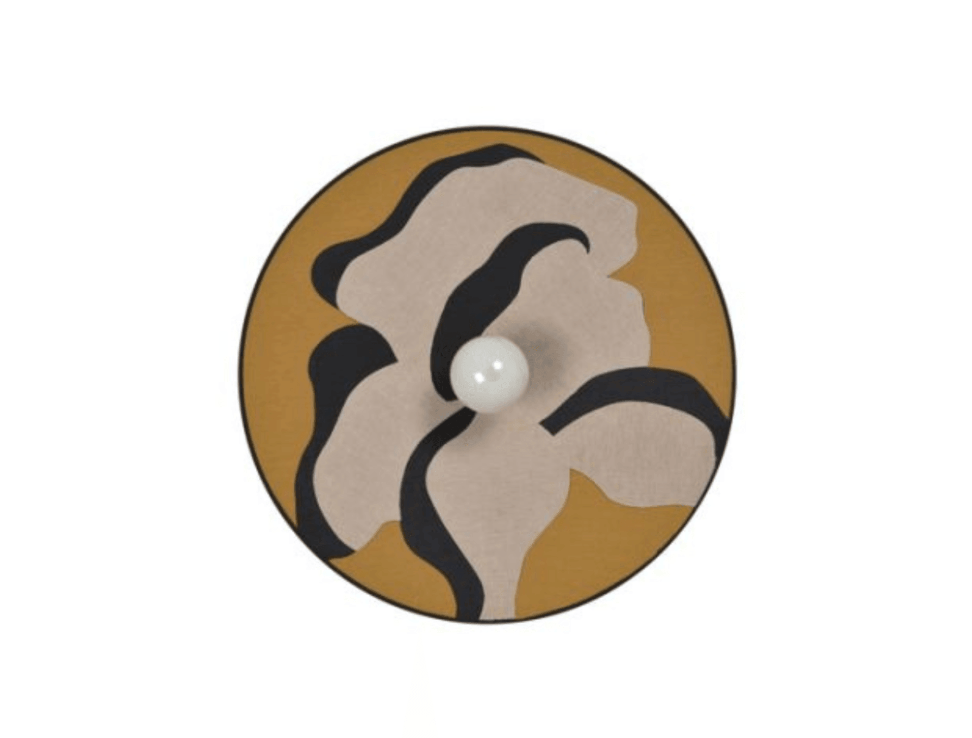 Kinkiet SONIA LAUDET musztardowy Market Set Ø60 cm Eye on Design