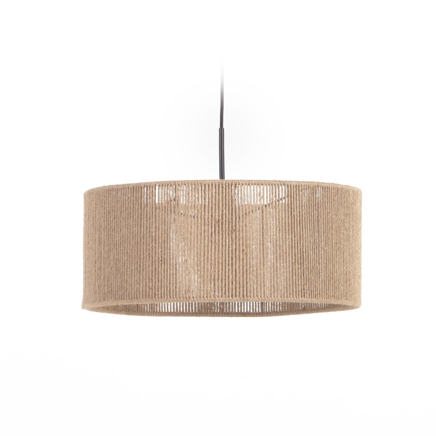 Klosz do lampy wiszącej CRISTA jutowy La Forma Eye on Design