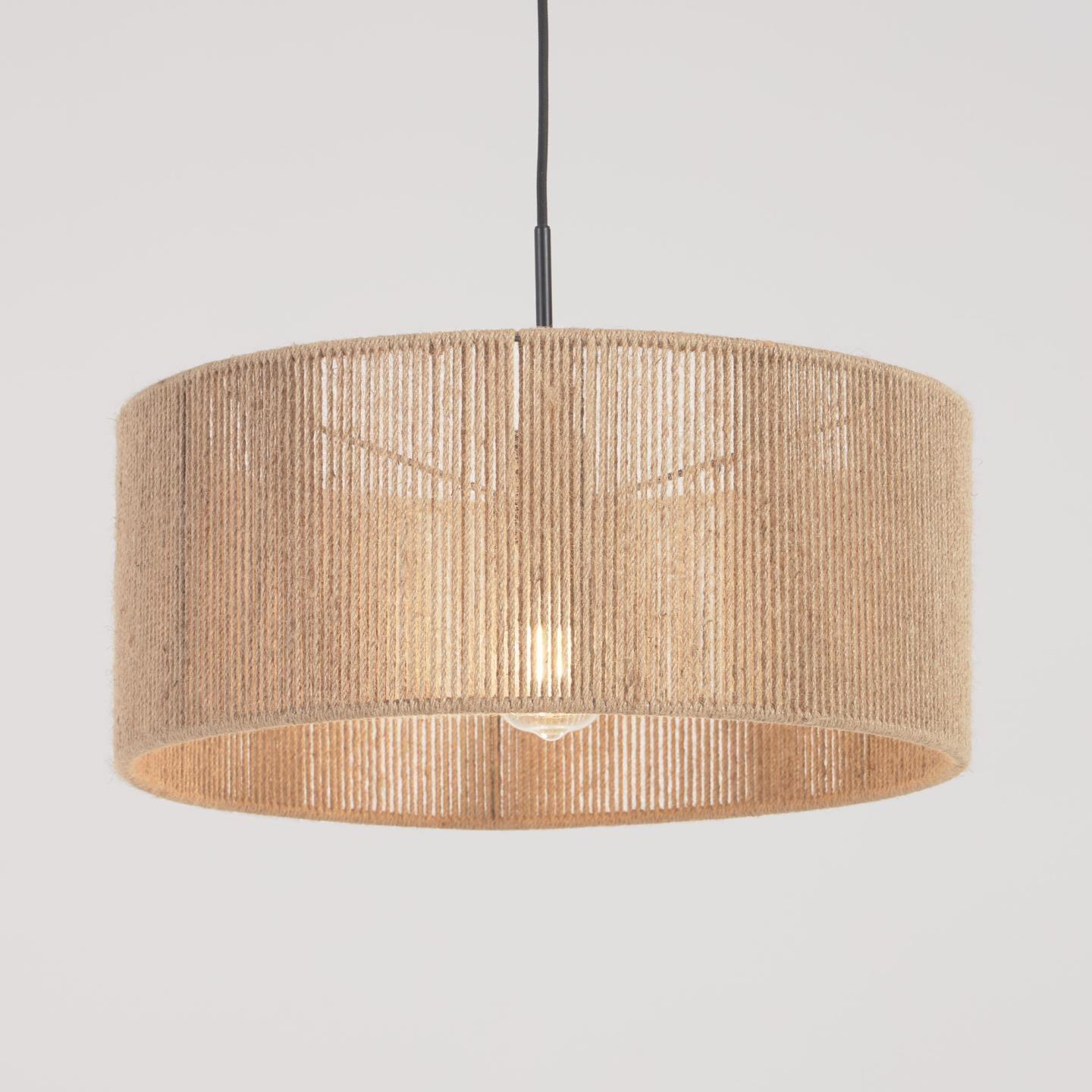 Klosz do lampy wiszącej CRISTA jutowy La Forma Eye on Design