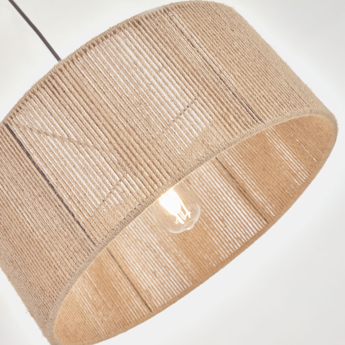Klosz do lampy wiszącej CRISTA jutowy La Forma Eye on Design