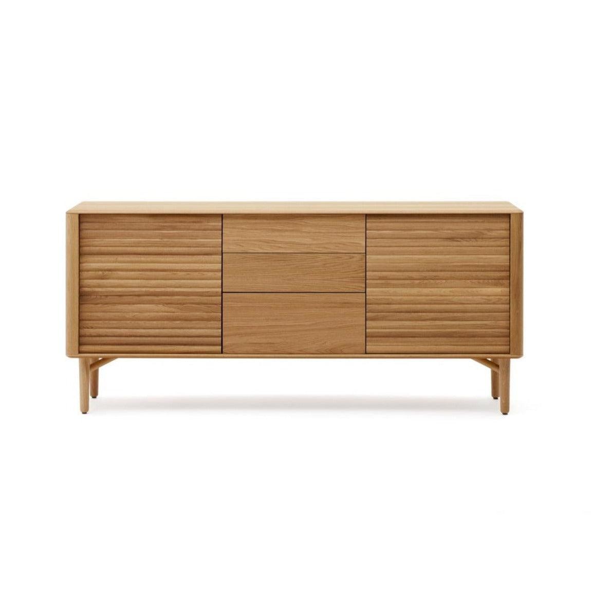 Komoda 2-drzwiowa LENON drewno dębowe La Forma Eye on Design