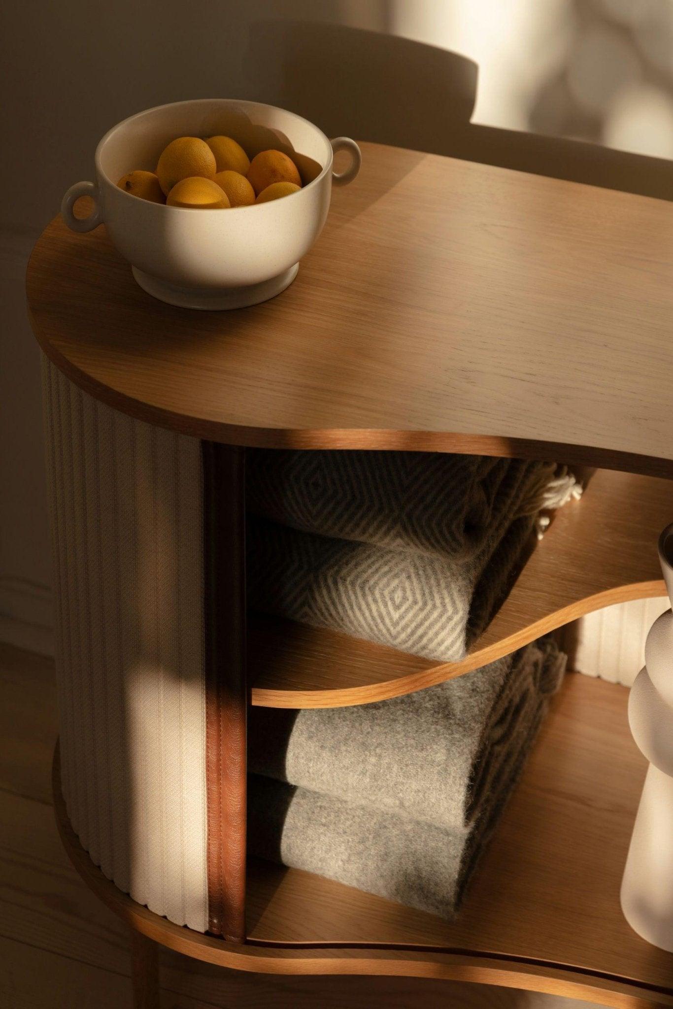 Komoda AUDACIOUS baby blue z dębem UMAGE Eye on Design