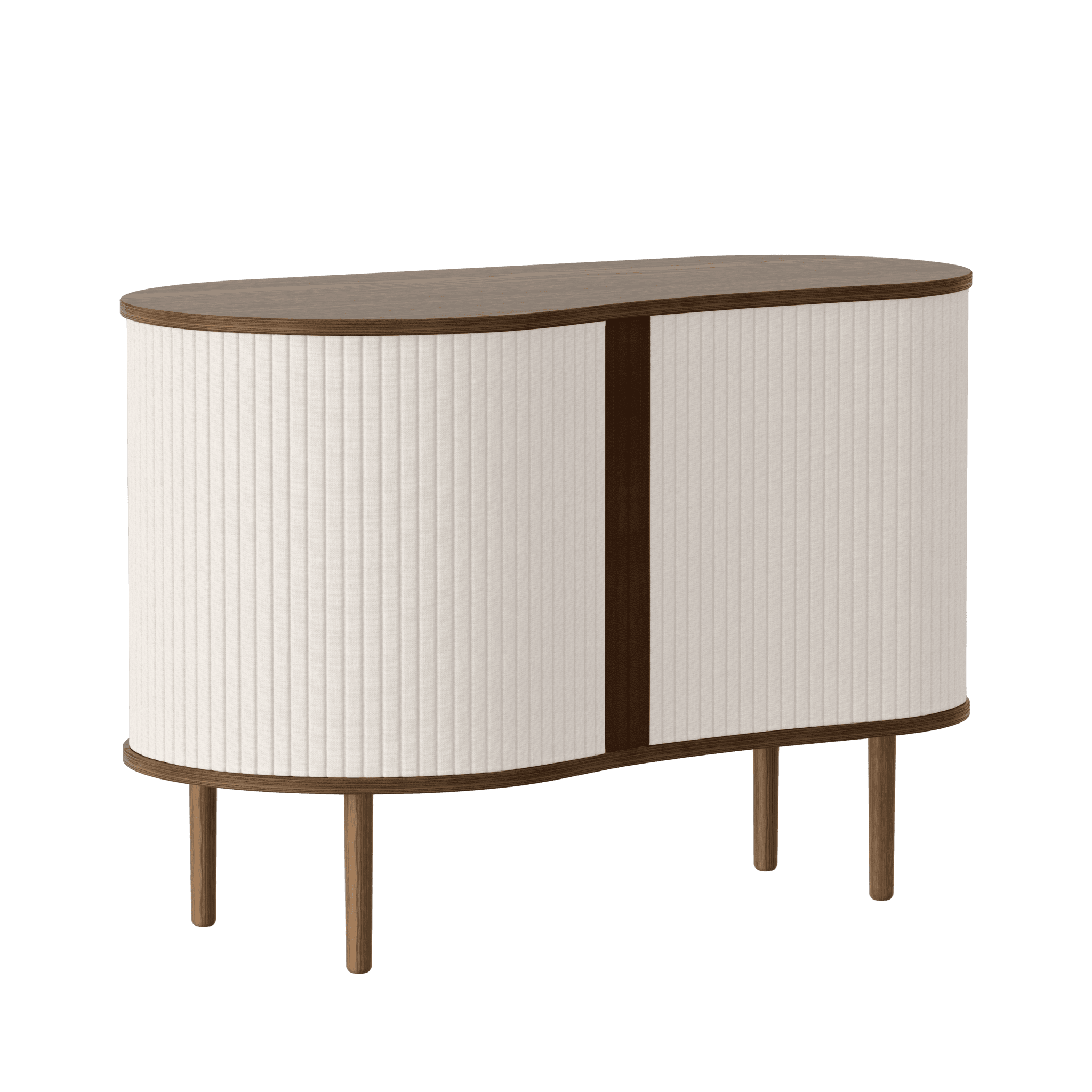 Komoda AUDACIOUS beżowy z ciemnym dębem UMAGE Eye on Design